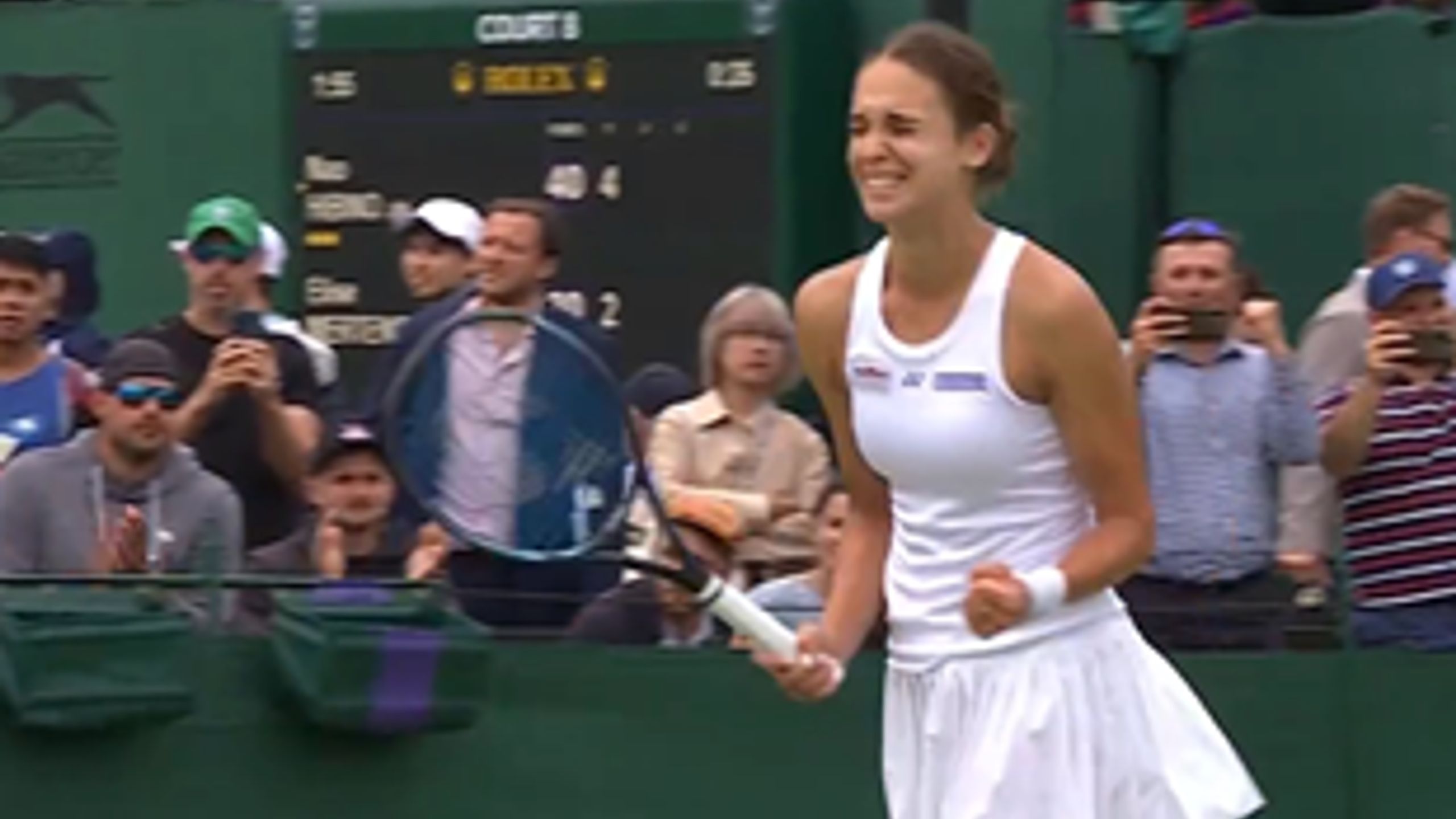 Anca Todoni s-a calificat în turul 2 la Wimbledon! Bucurie fără margini ...
