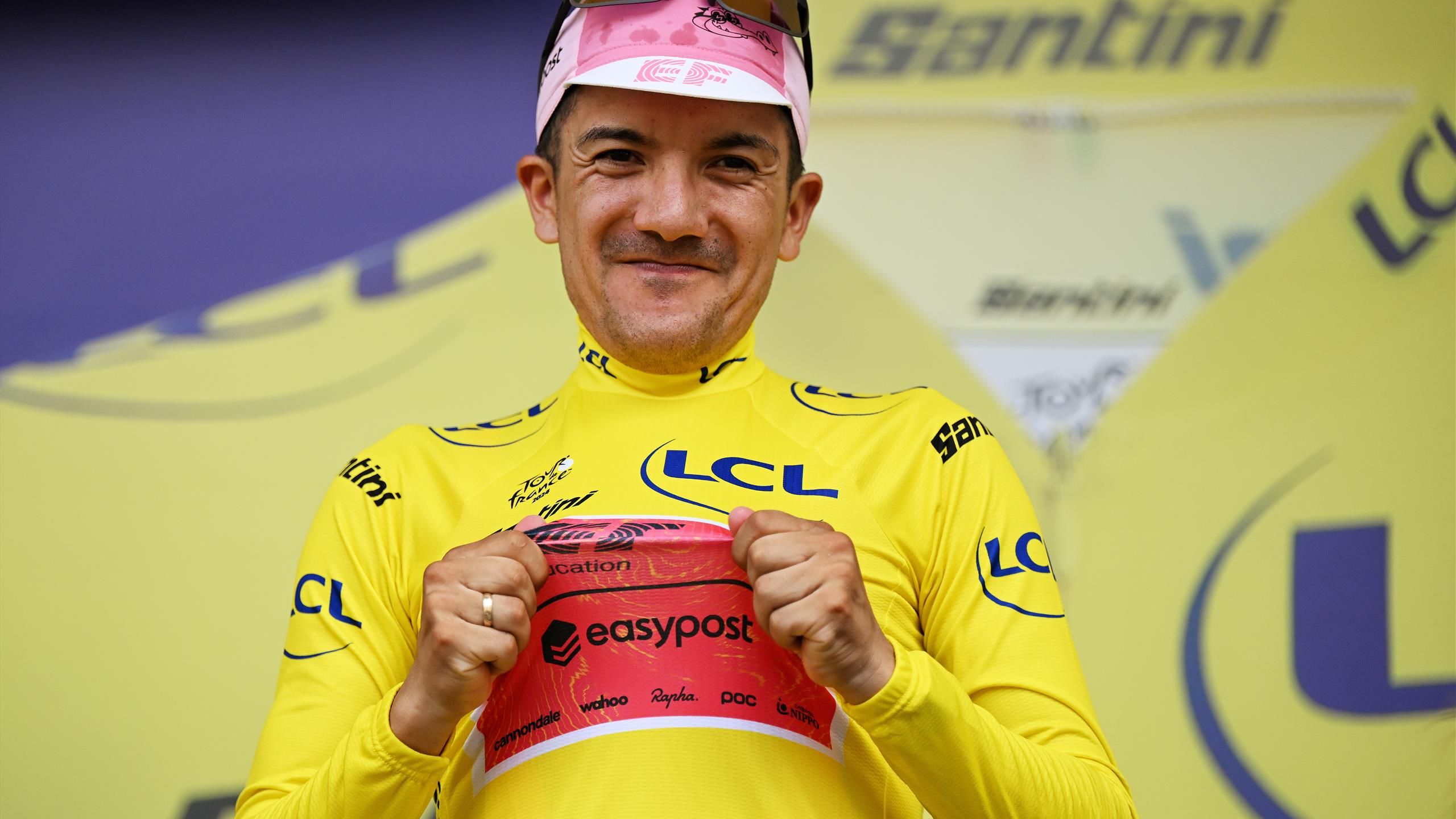 Gelbes Trikot Tour De France Bedeutung Tour de France 2024: Tadej Pogacar gibt Gelbes Trikot an Richard
