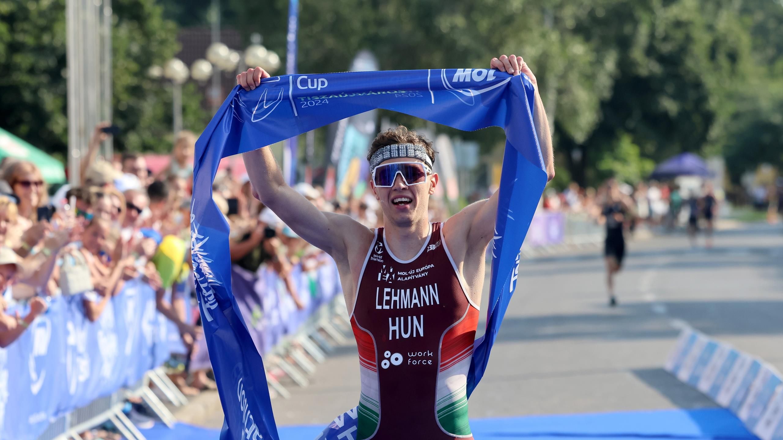 Újra magyar győzelem a tiszaújvárosi triatlon-vk-n: Lehmann Csongort idén sem tudták megverni