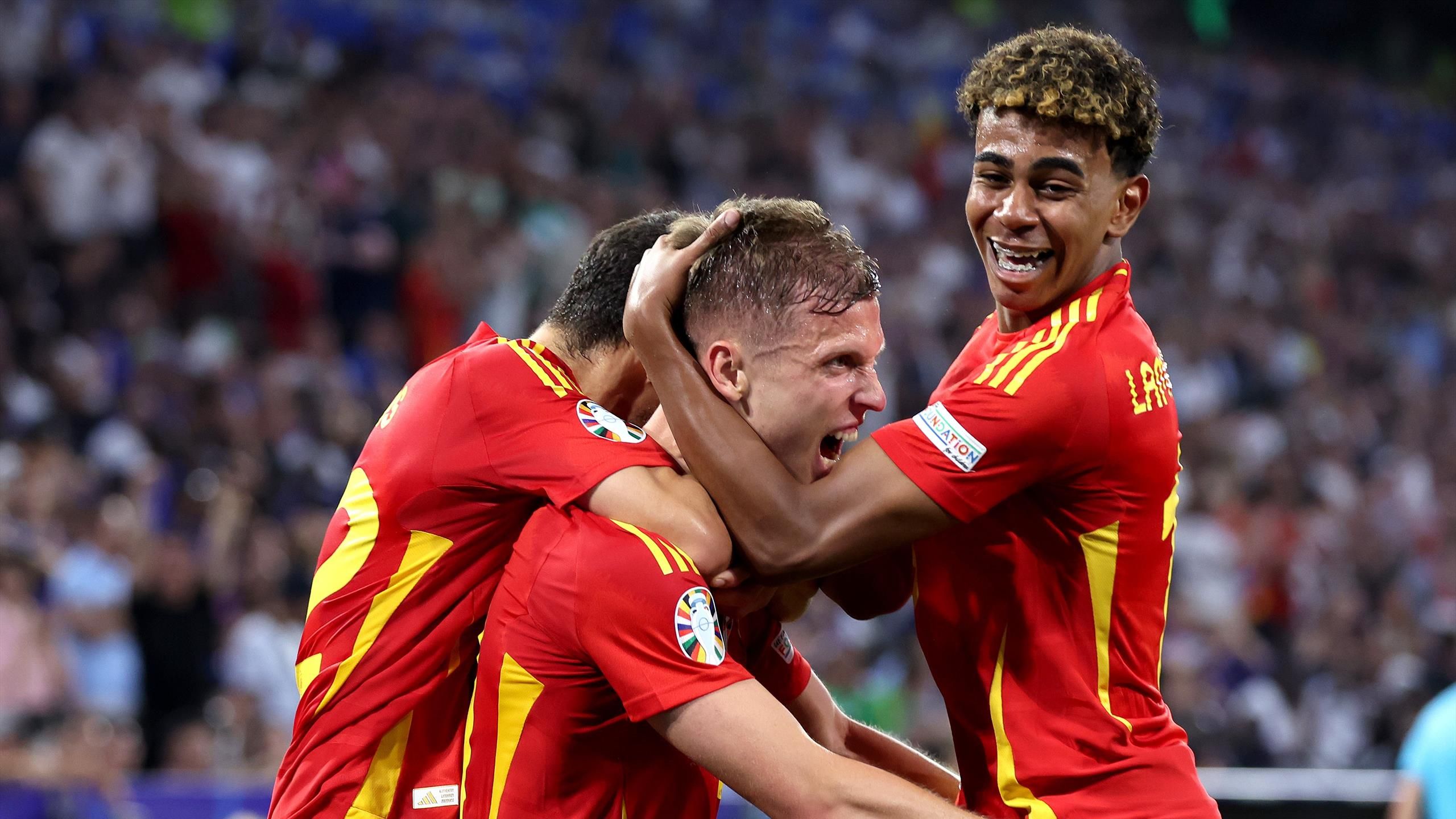 Spain 2-1 France – Lamine Yamal scores stunner as Spain come from behind to edge France and reach final – Eurosport