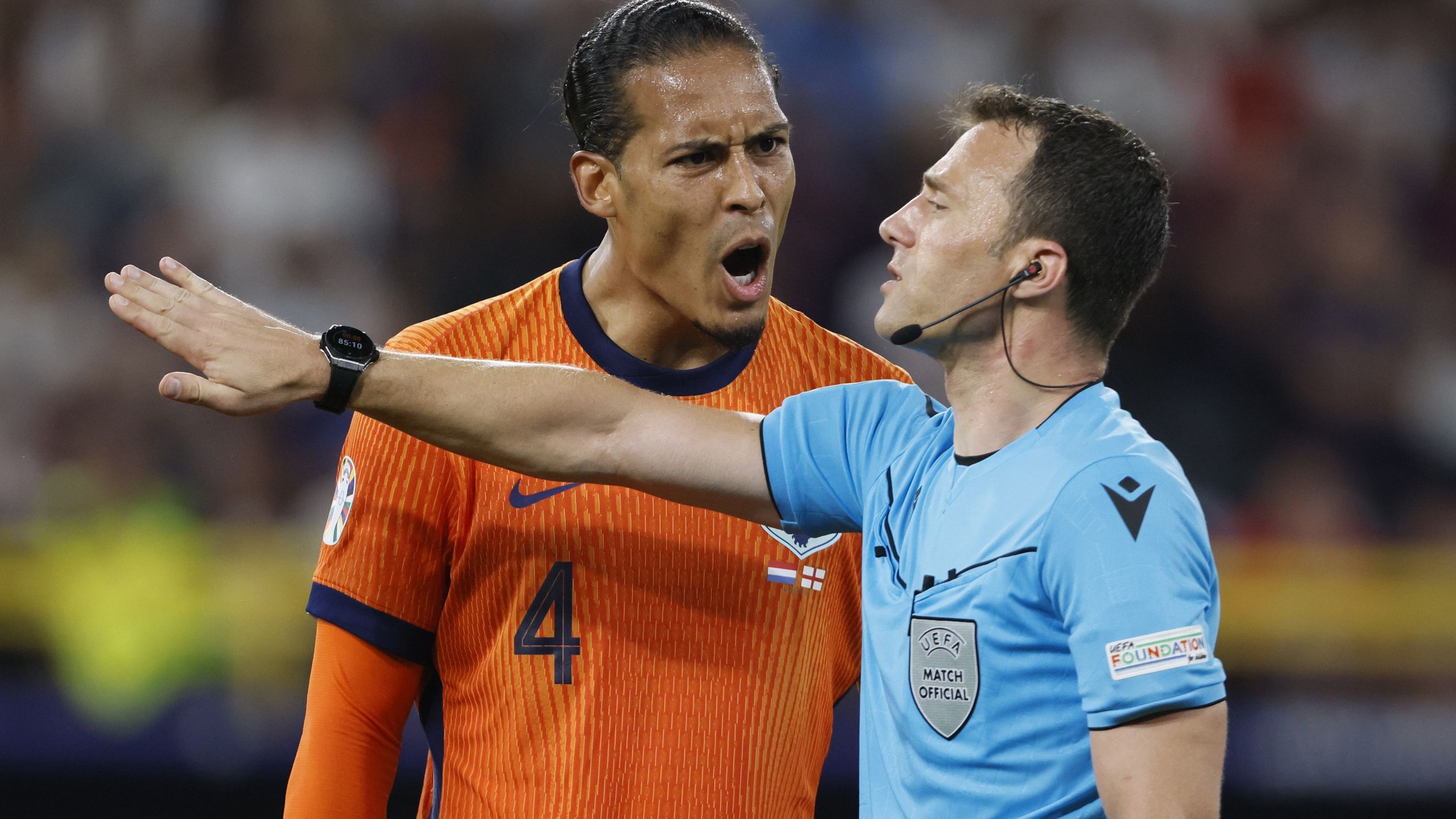 Euro 2024: Virgil van Dijk says penalty decision ‘very tough to take’ after Netherlands loss to England – Eurosport