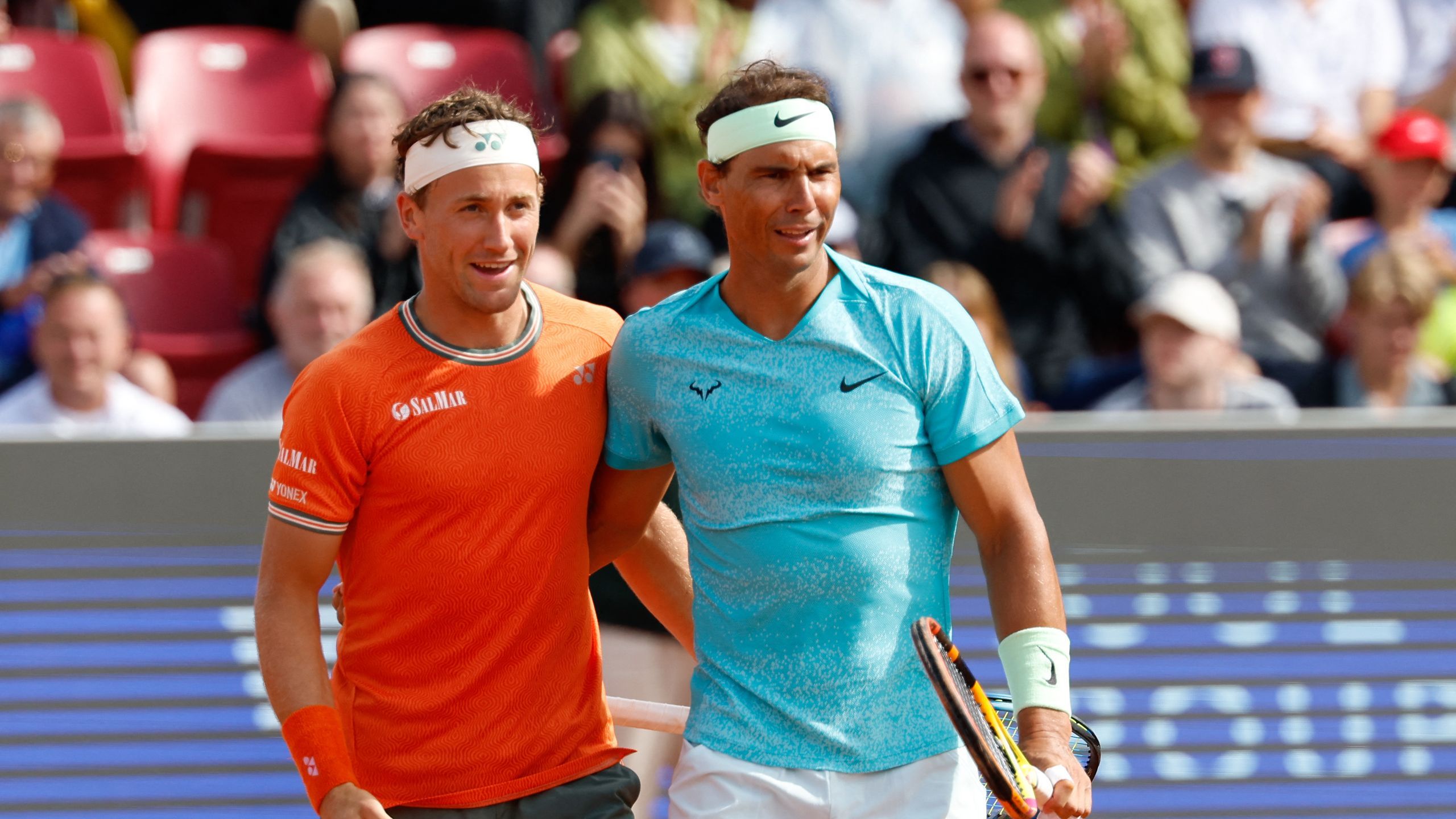 Rafael Nadal 'happy' as he returns to action with doubles win alongside