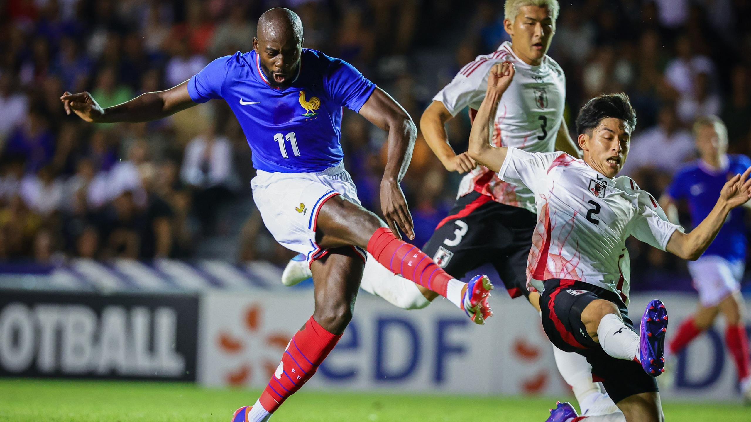 L'&eacute;quipe de France conc&egrave;de le nul face au Japon (1-1) &agrave; une semaine du tournoi