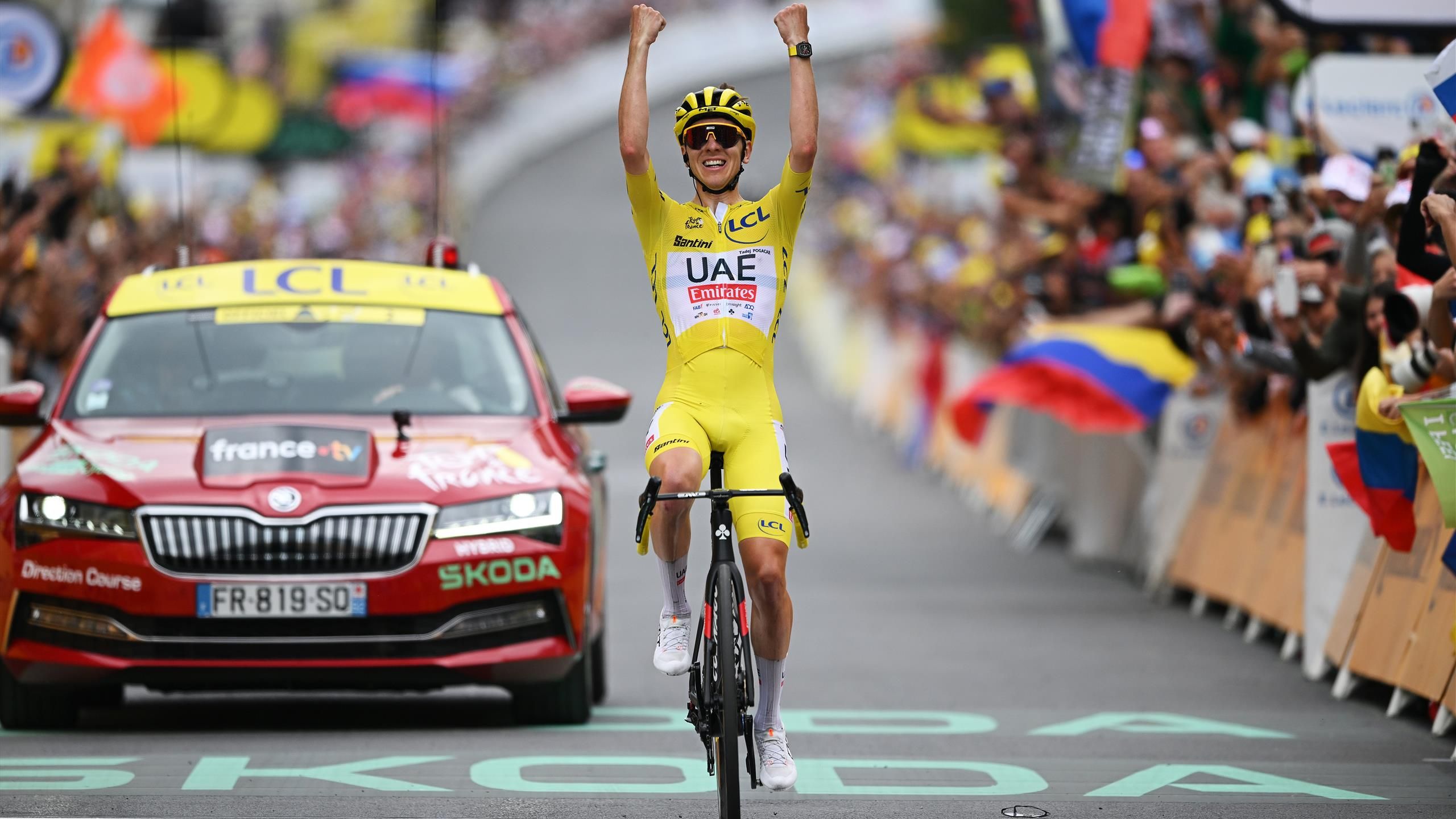 Tour de France 2024 Le classement général Tadej Pogacar repousse