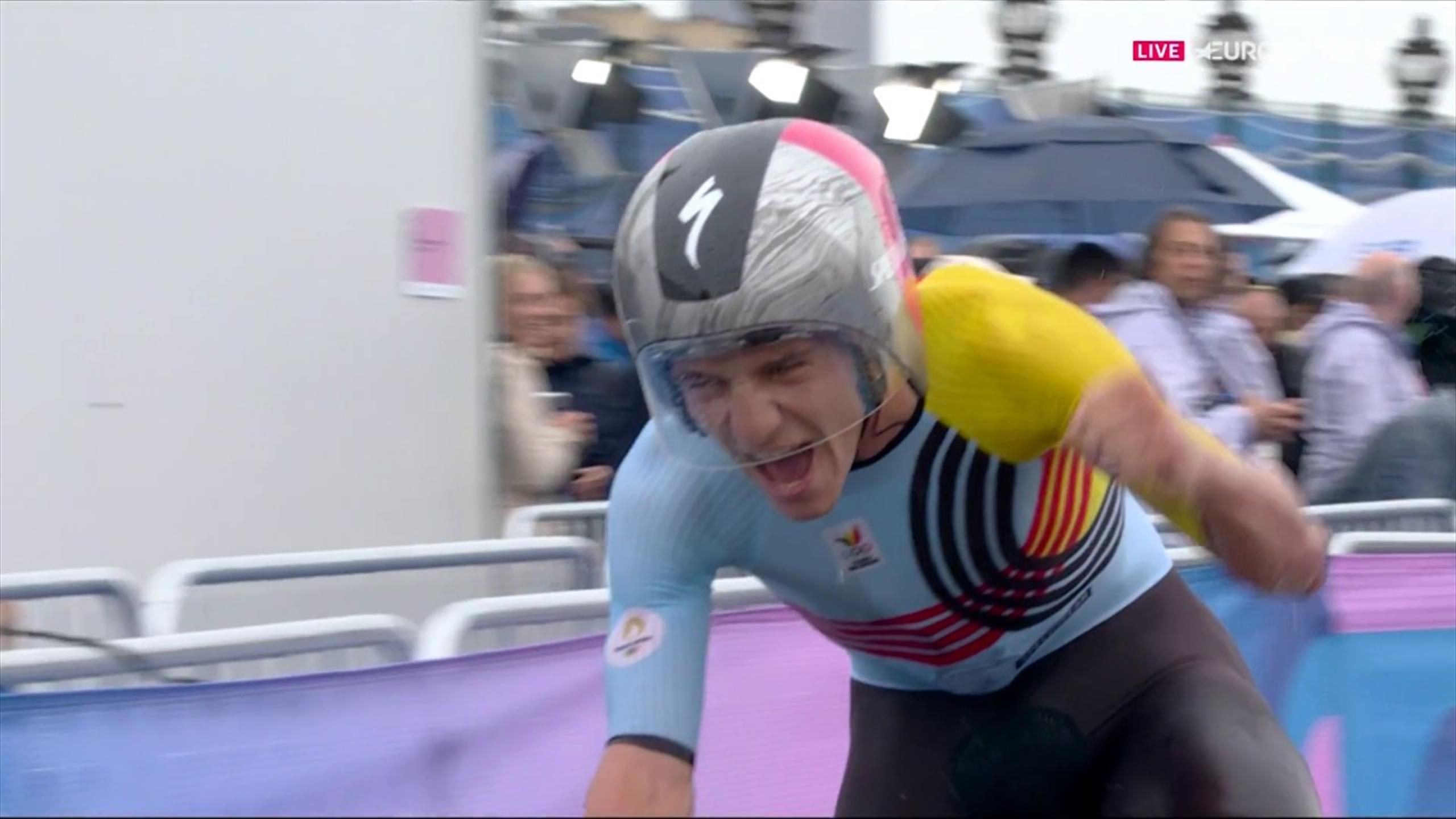 Paris 2024 Remco Evenepoel wint olympische tijdrit, 6 dagen na