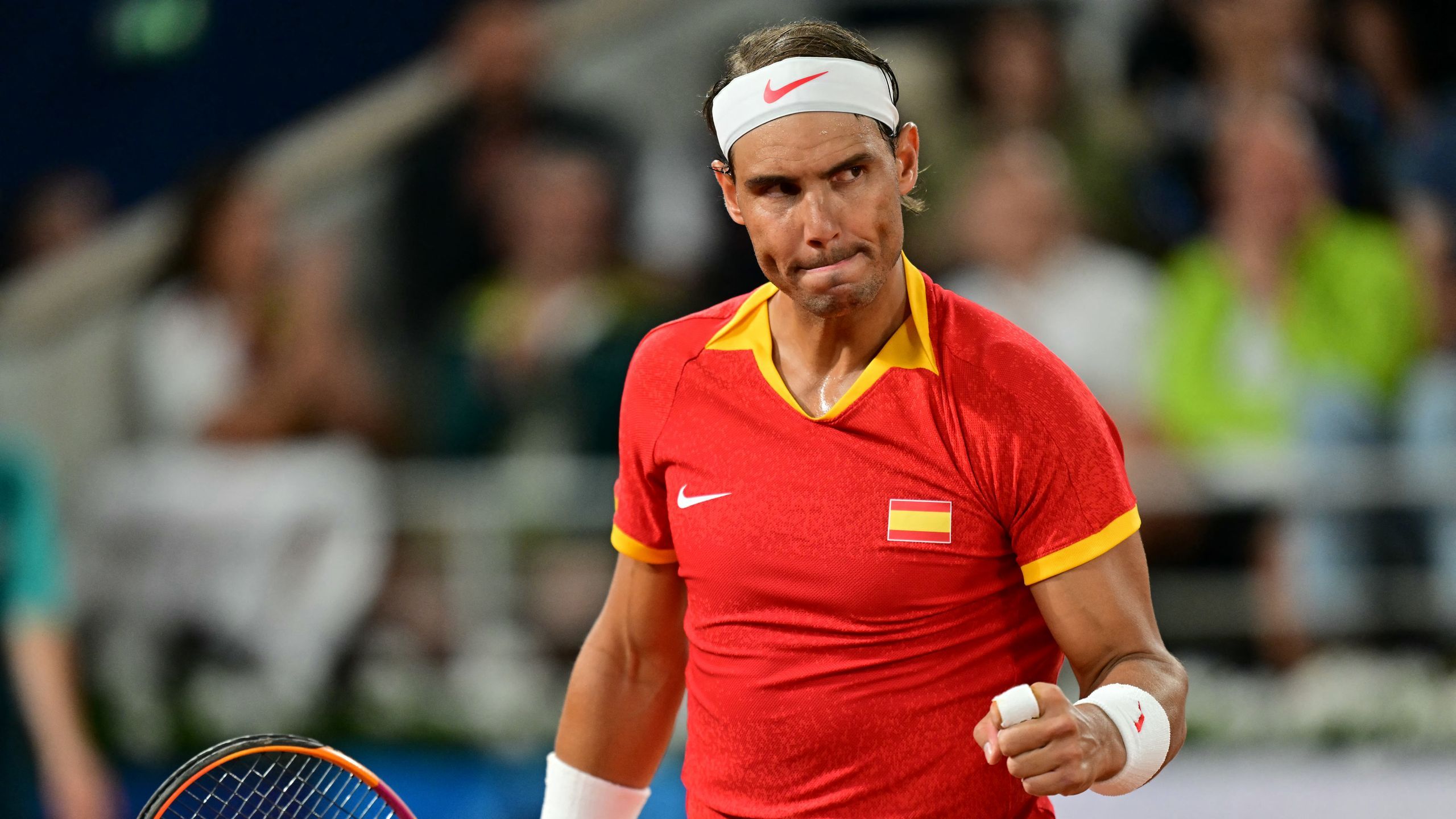 Olympia 2014 Rafael Nadal nach Sieg im Doppel mit Carlos Alcaraz