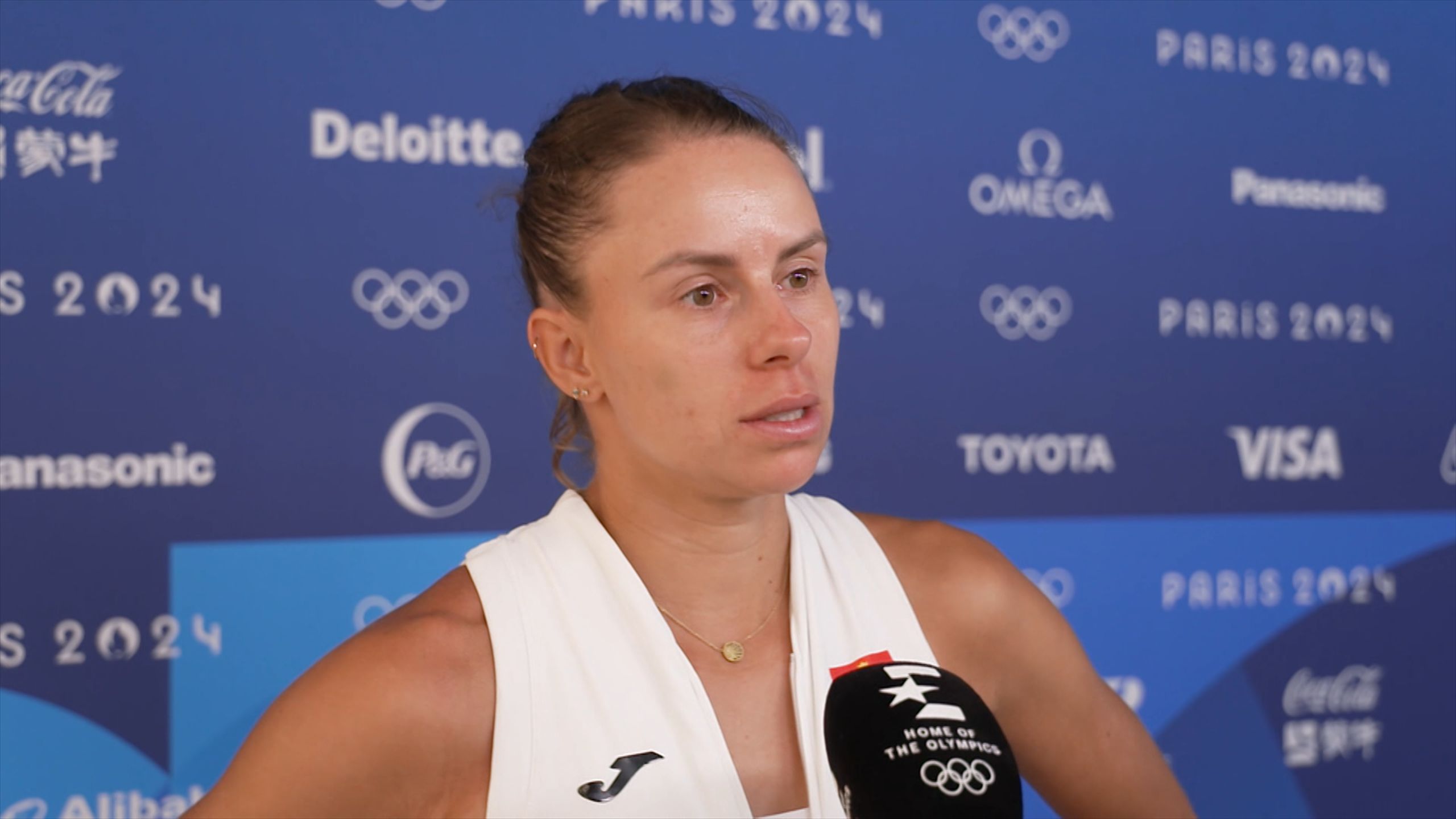 Paryż 2024. Tenis. Magda Linette po porażce w 2. rundzie z Jasmine ...