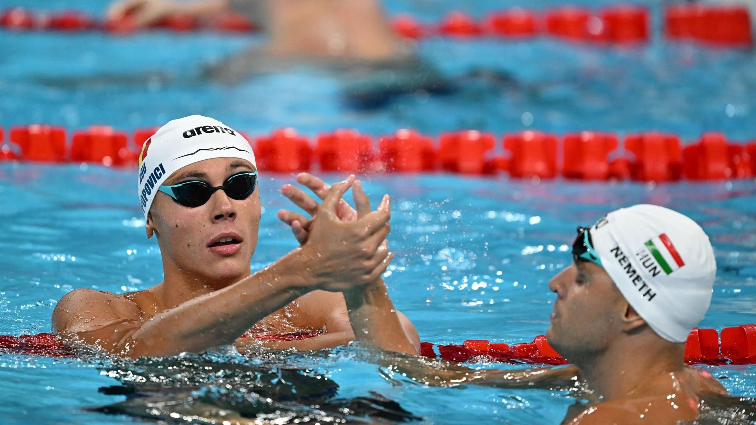 Németh Nándor kiváló idővel jutott a középdöntőbe 100m gyorson