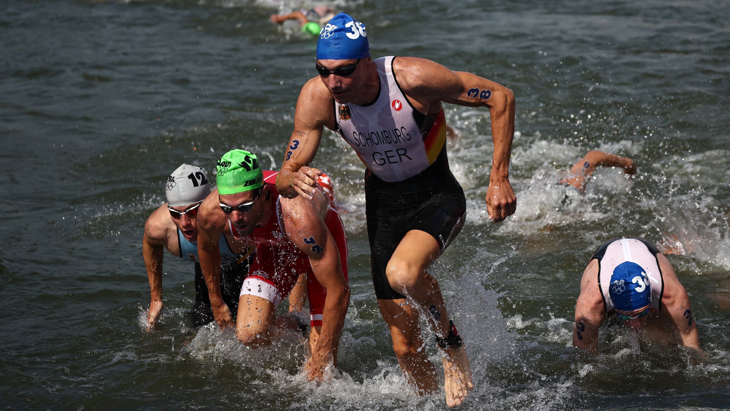 Olympia 2024 Deutsche Männer in verlegtem TriathlonRennen chancenlos