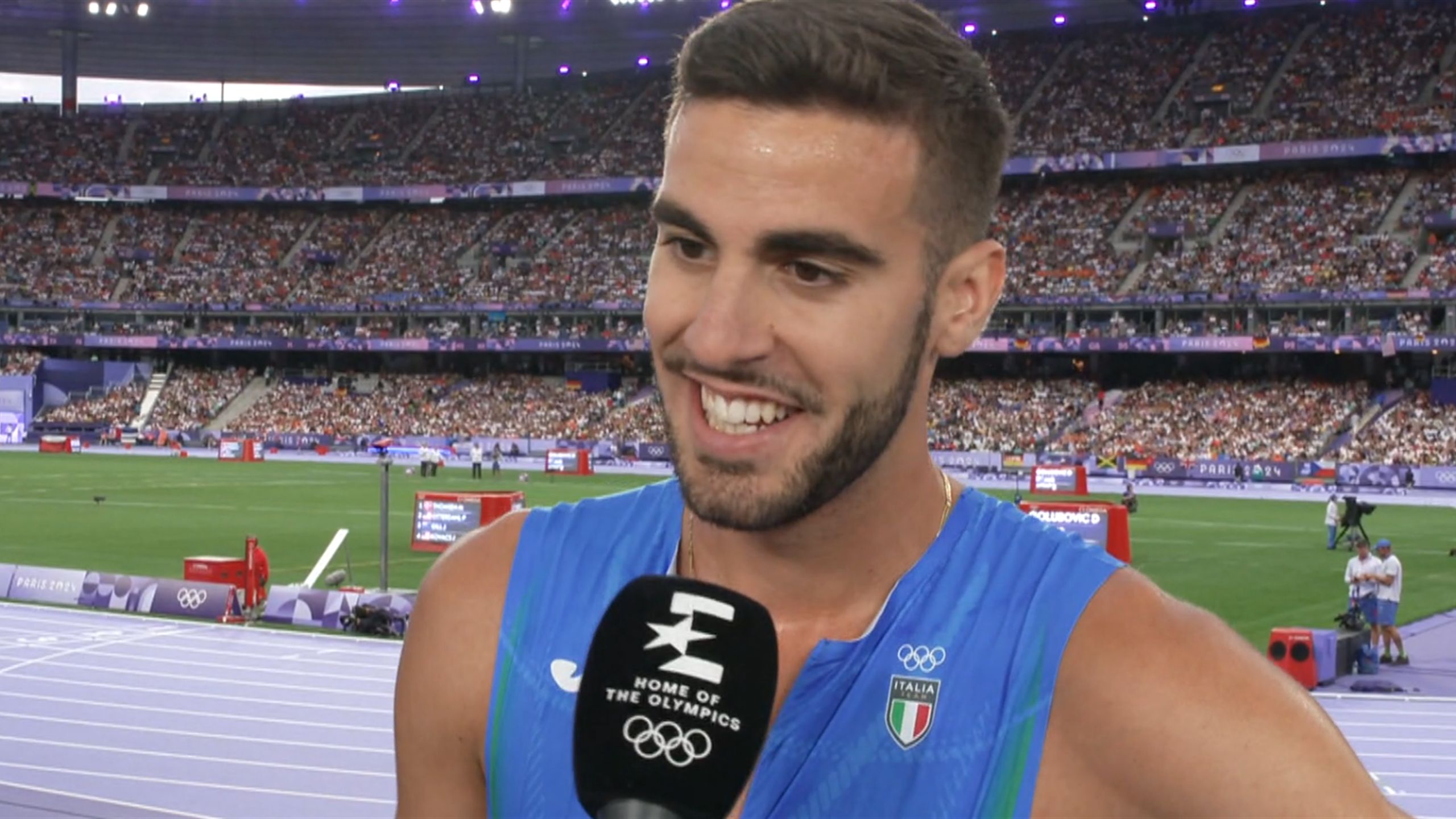 Federico Riva dopo il ripescaggio nei 1500 metri: 