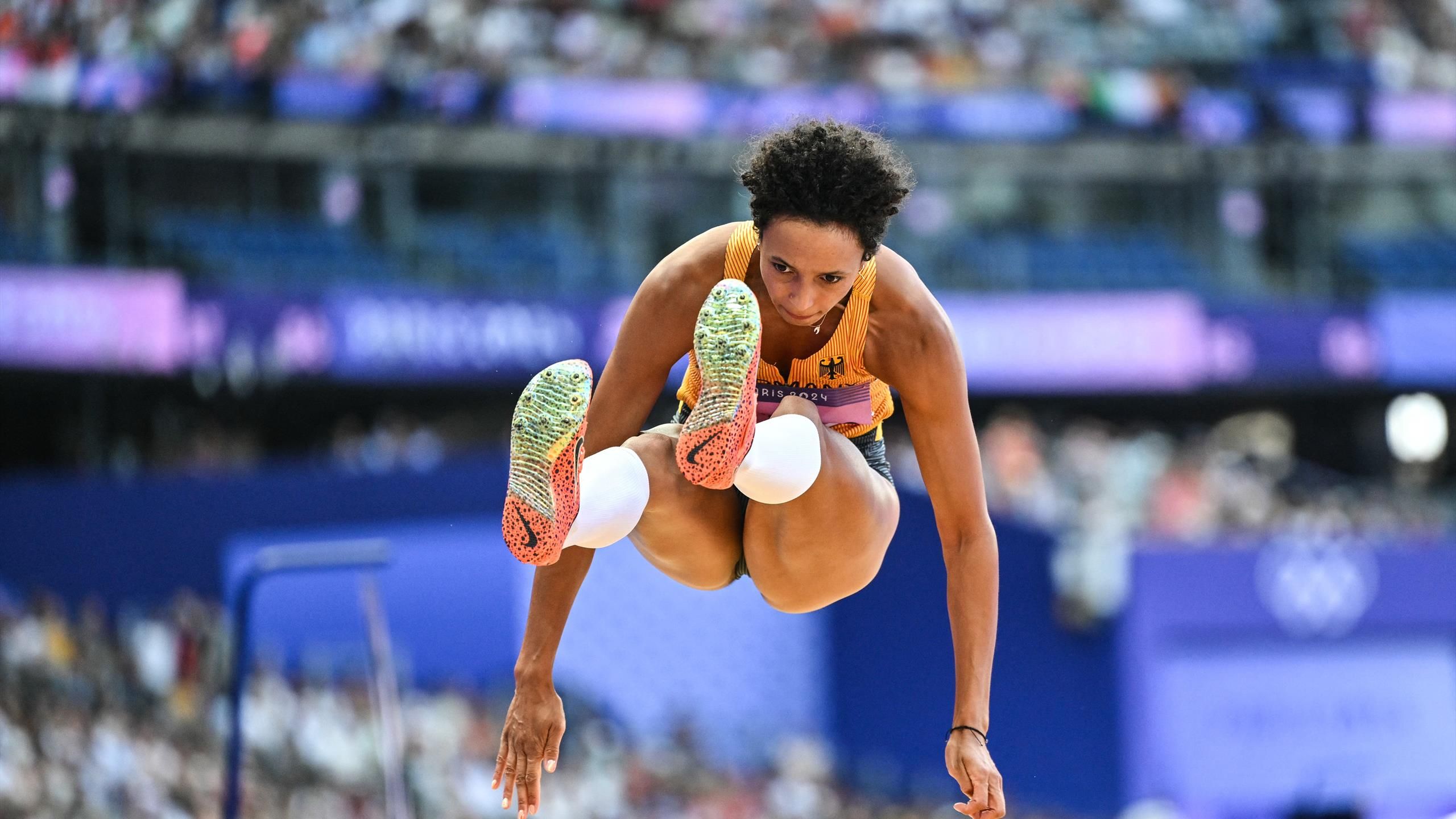 Olympia 2024 Leichtathletik Malaika Mihambo schafft mit