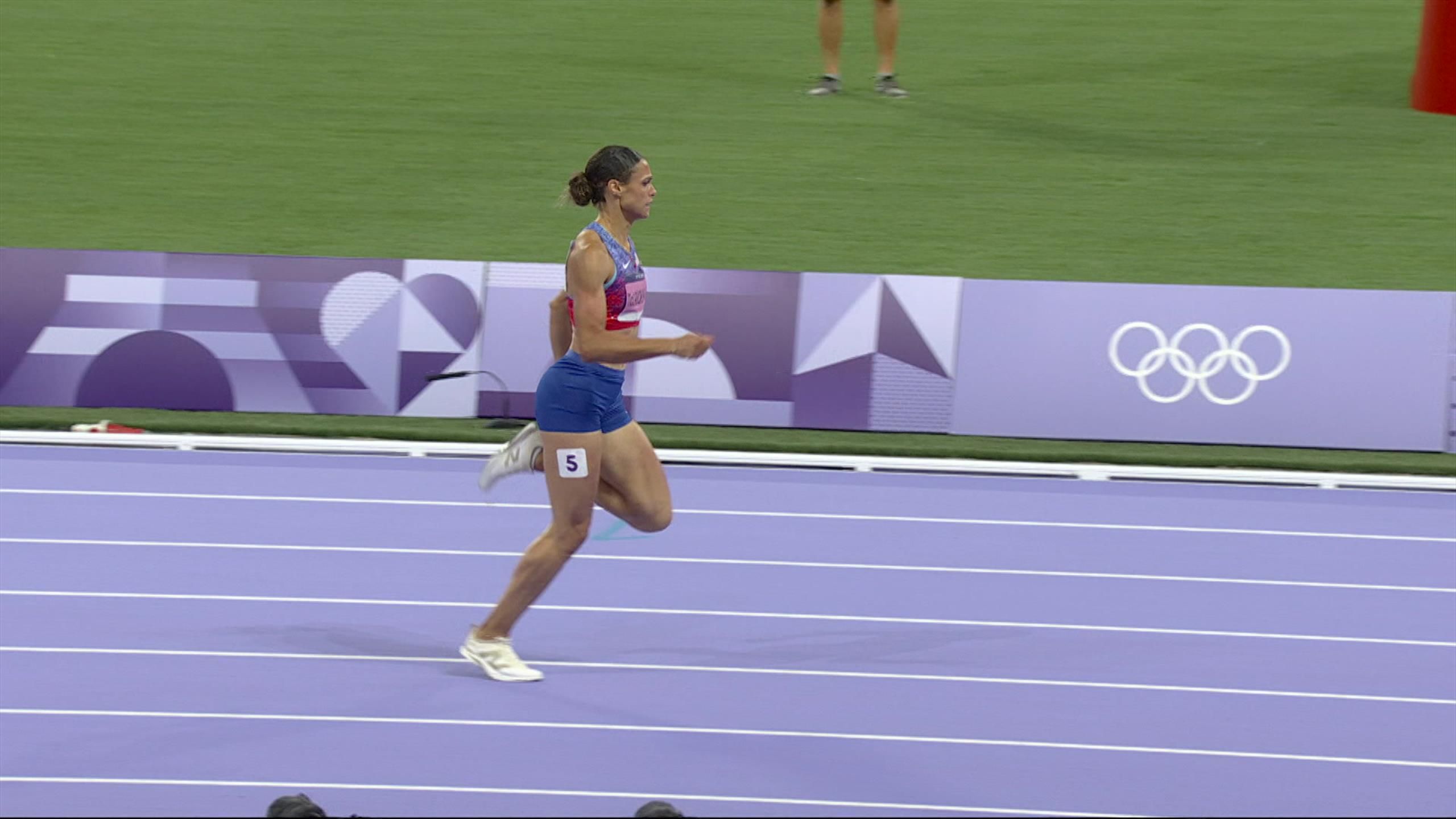 Paris 2024 Athlétisme 400m Haies Médaille d'or et record du monde