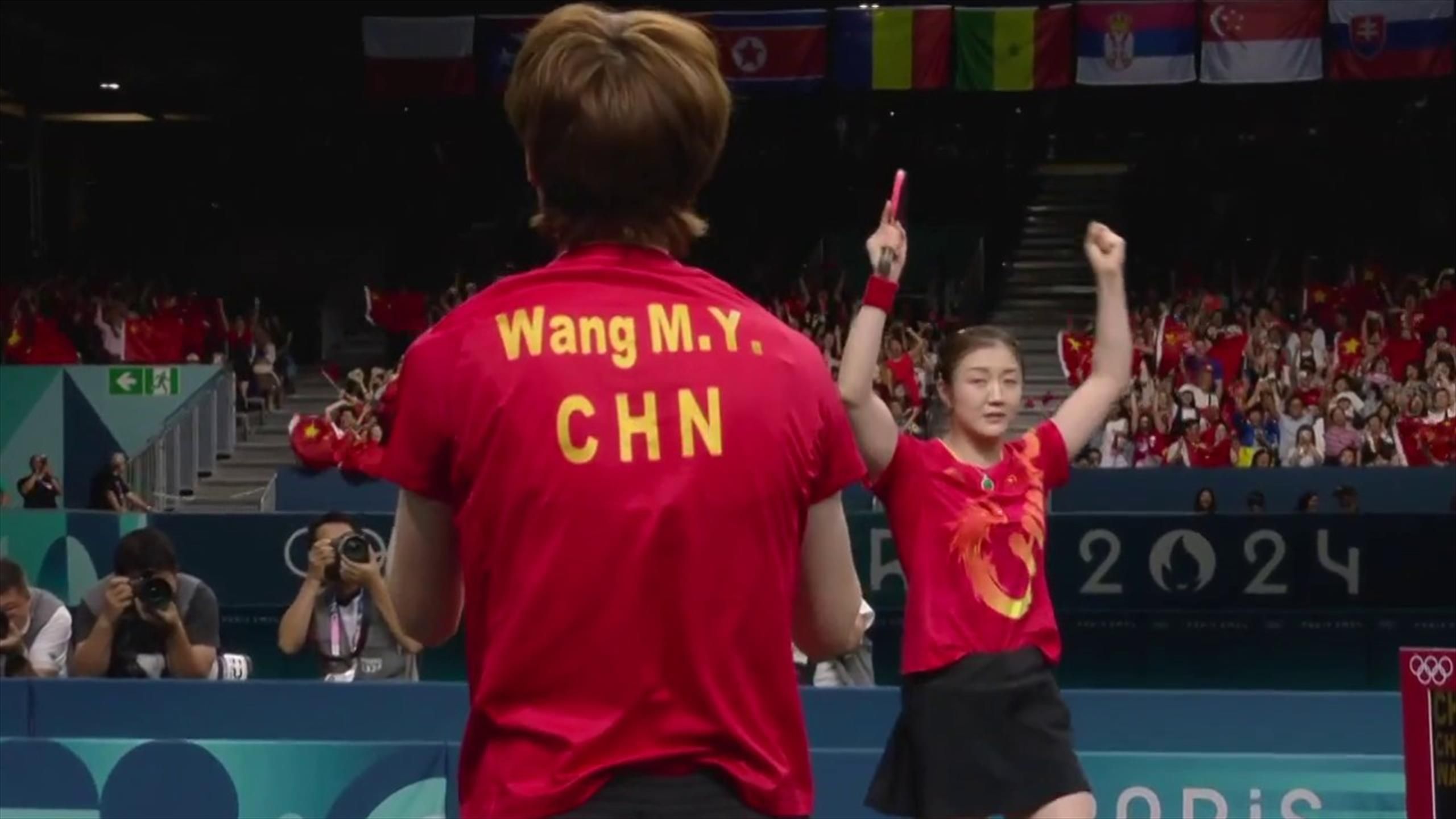 Olympia 2024: Chinas Tischtennis-Doppel dreht einen Rückstand und