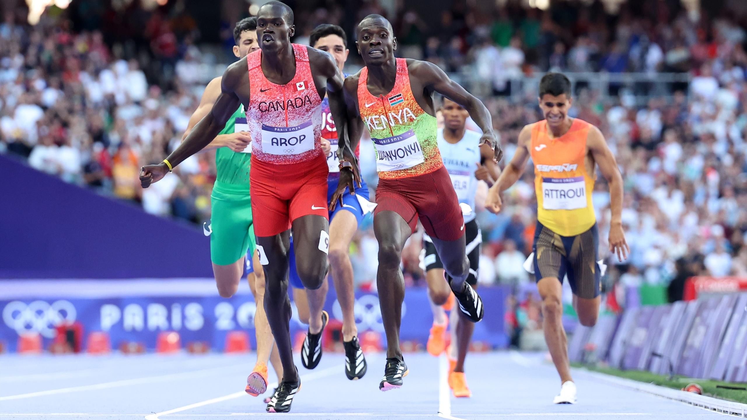 Attaoui finaliza quinto en una vibrante final de los 800 metros ...