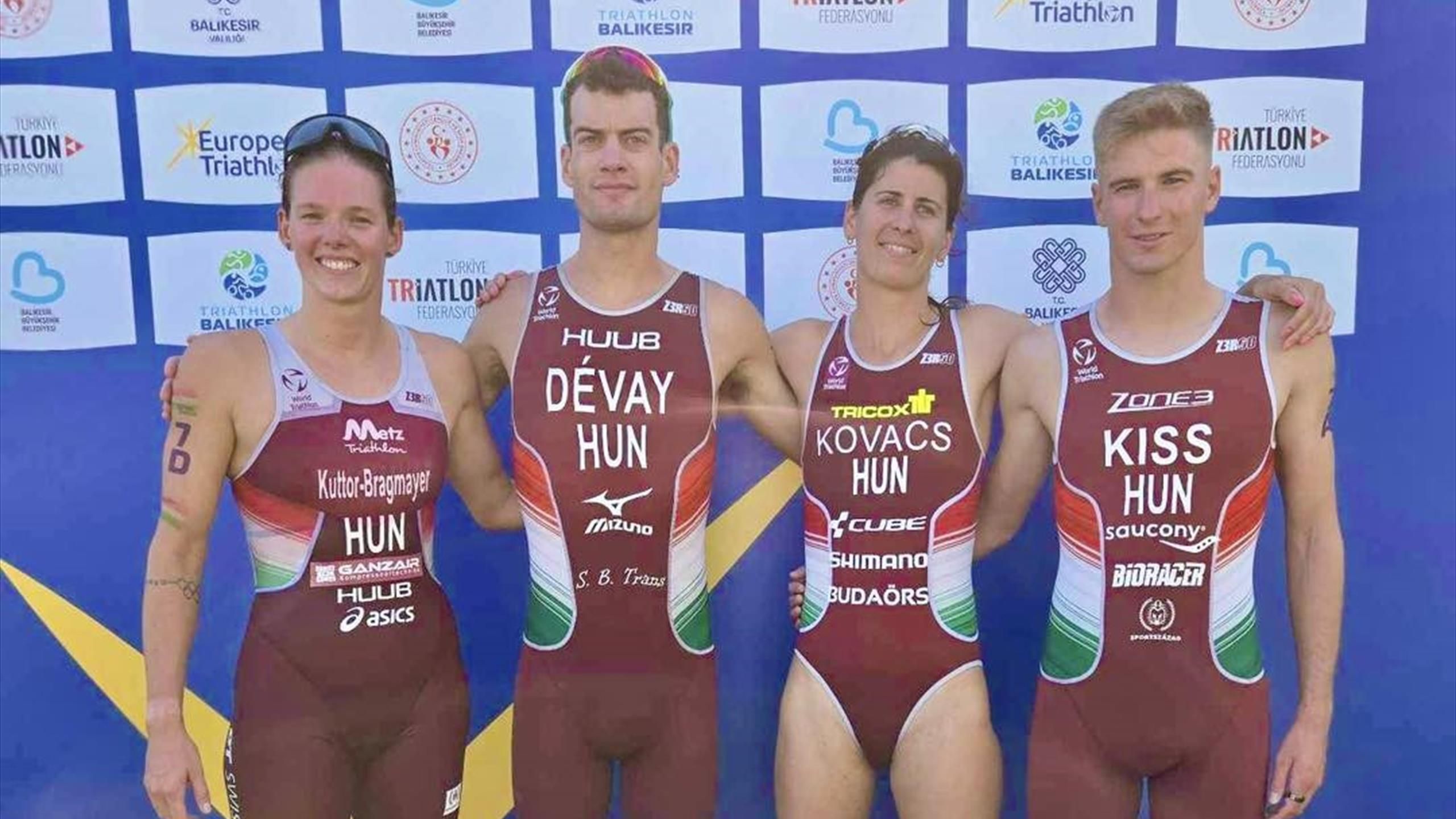Ötödik helyen végzett a magyar vegyes váltó a triatlon Eb-n