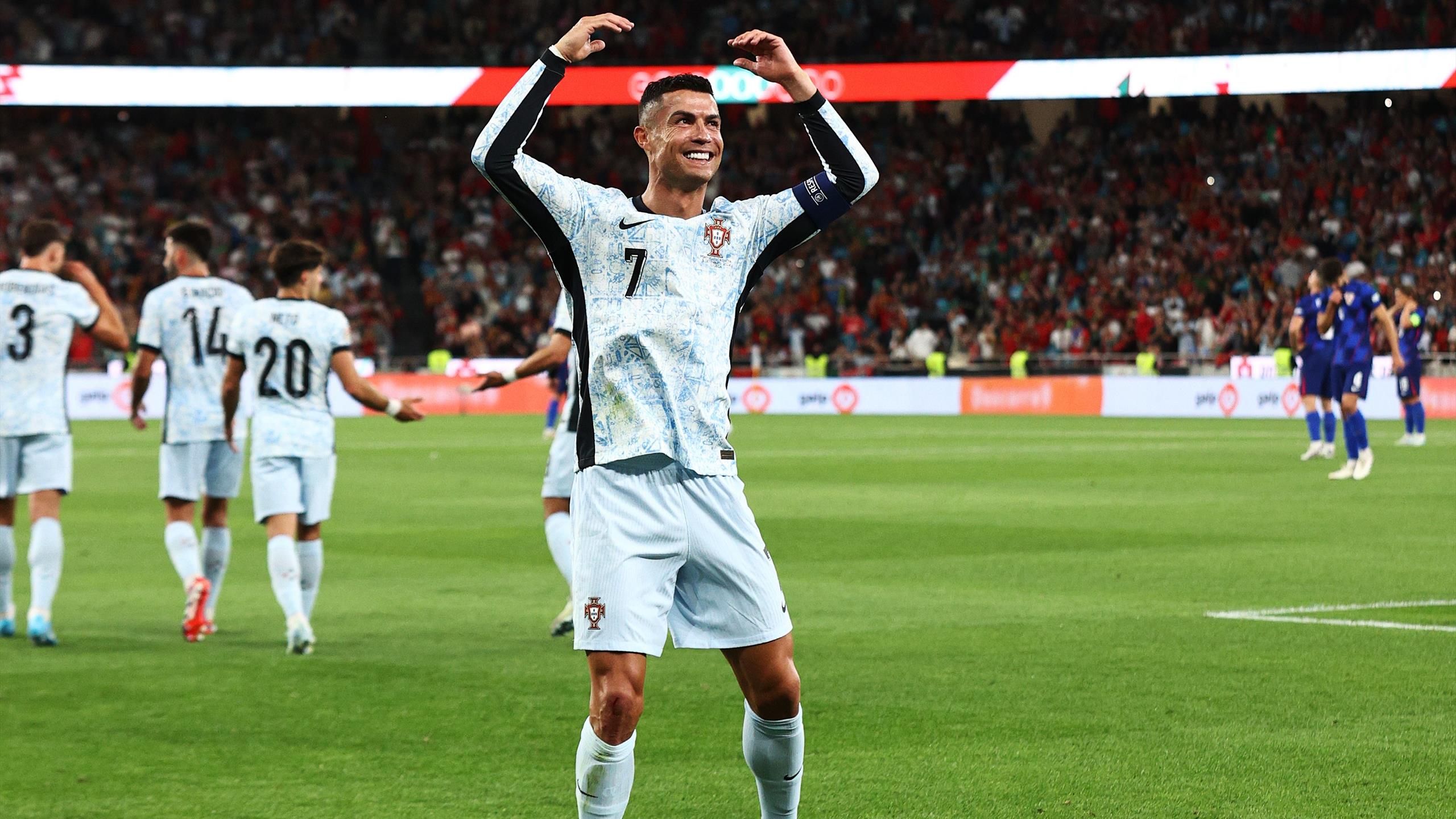 Ligue des Nations Portugal Croatie Cristiano Ronaldo inscrit son