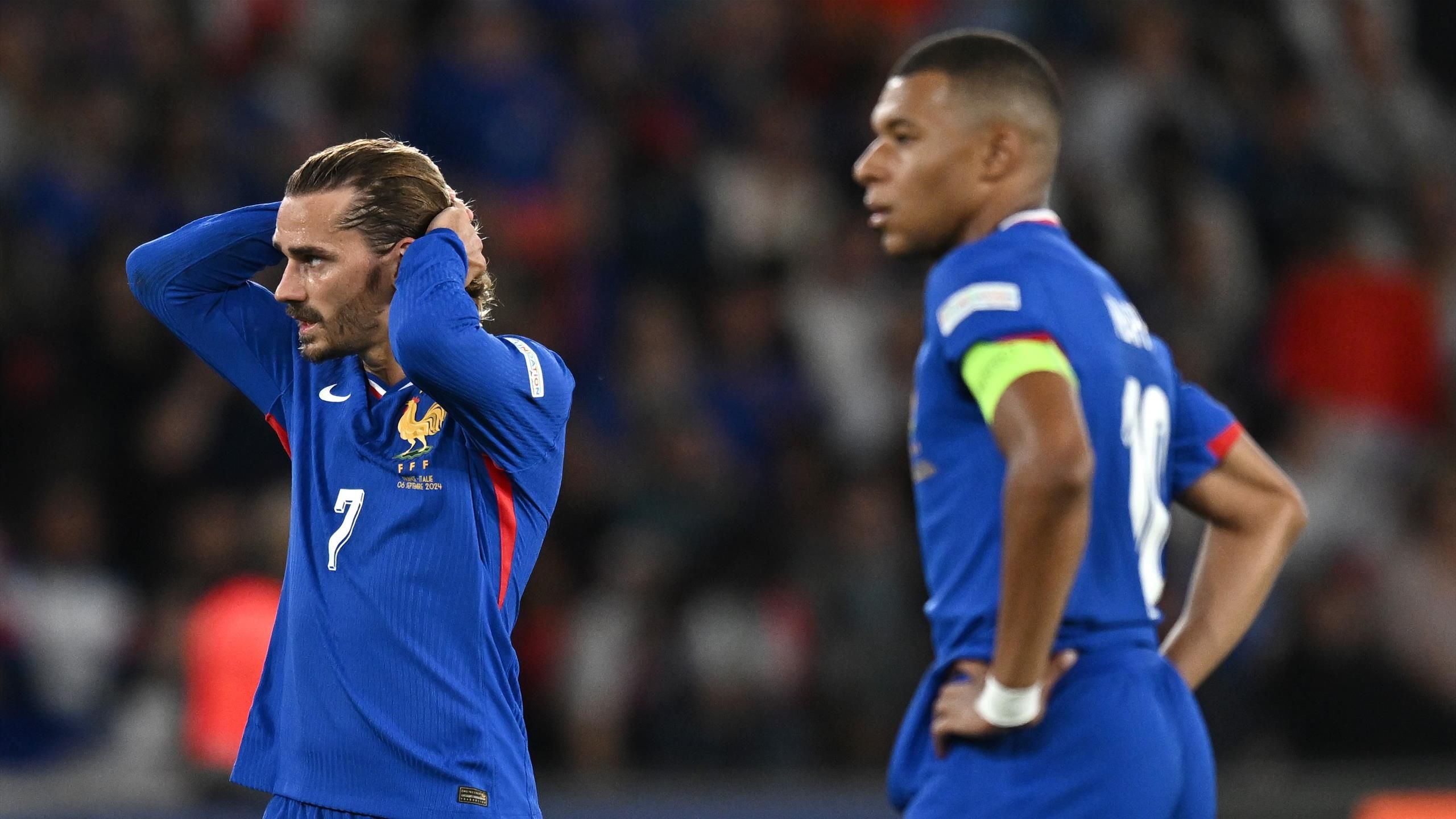 France Italie Les notes des Bleus Kanté et Griezmann à côté de la