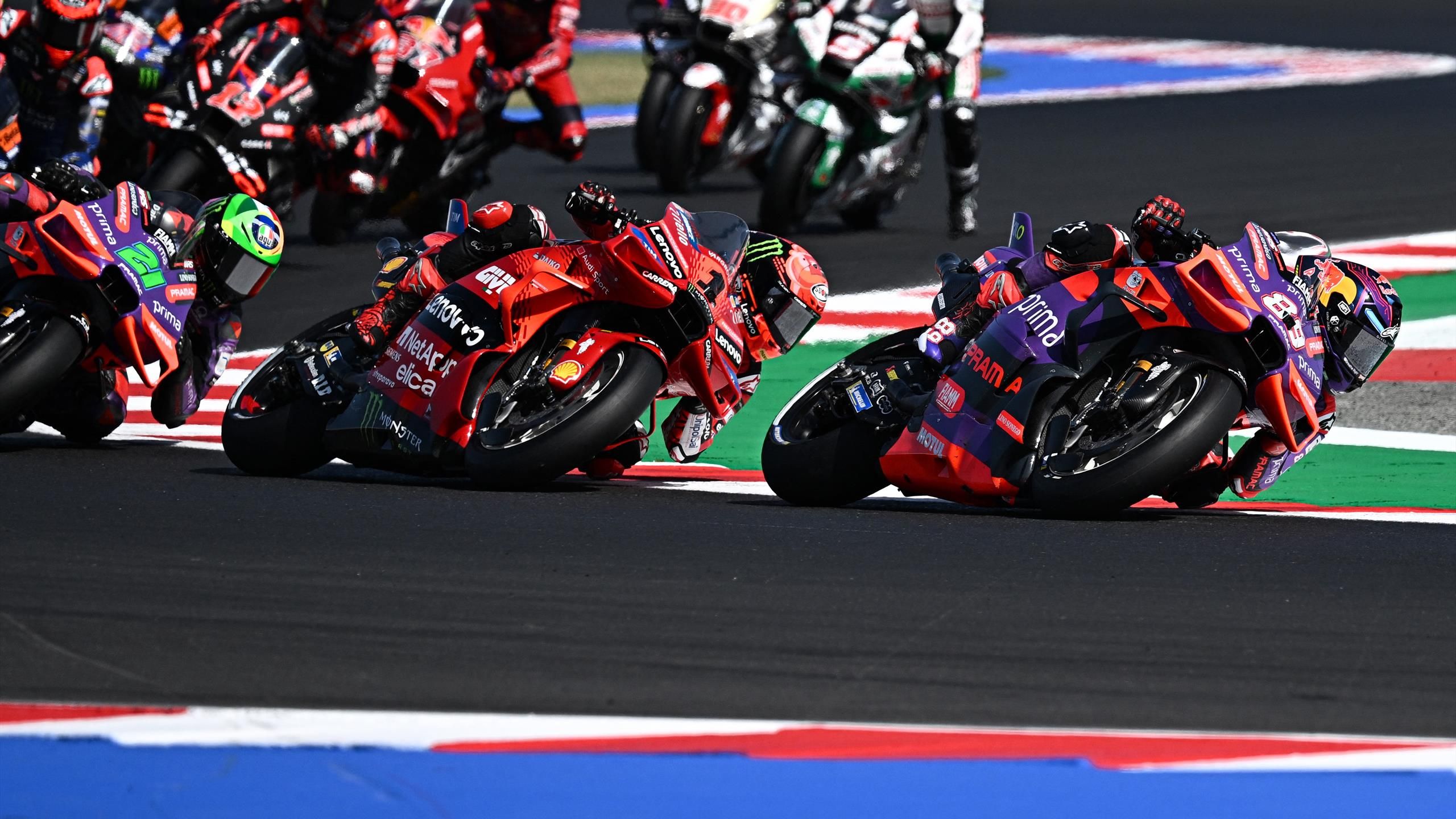 MotoGP - Intraitable, Jorge Martin remporte le sprint du GP de Saint ...