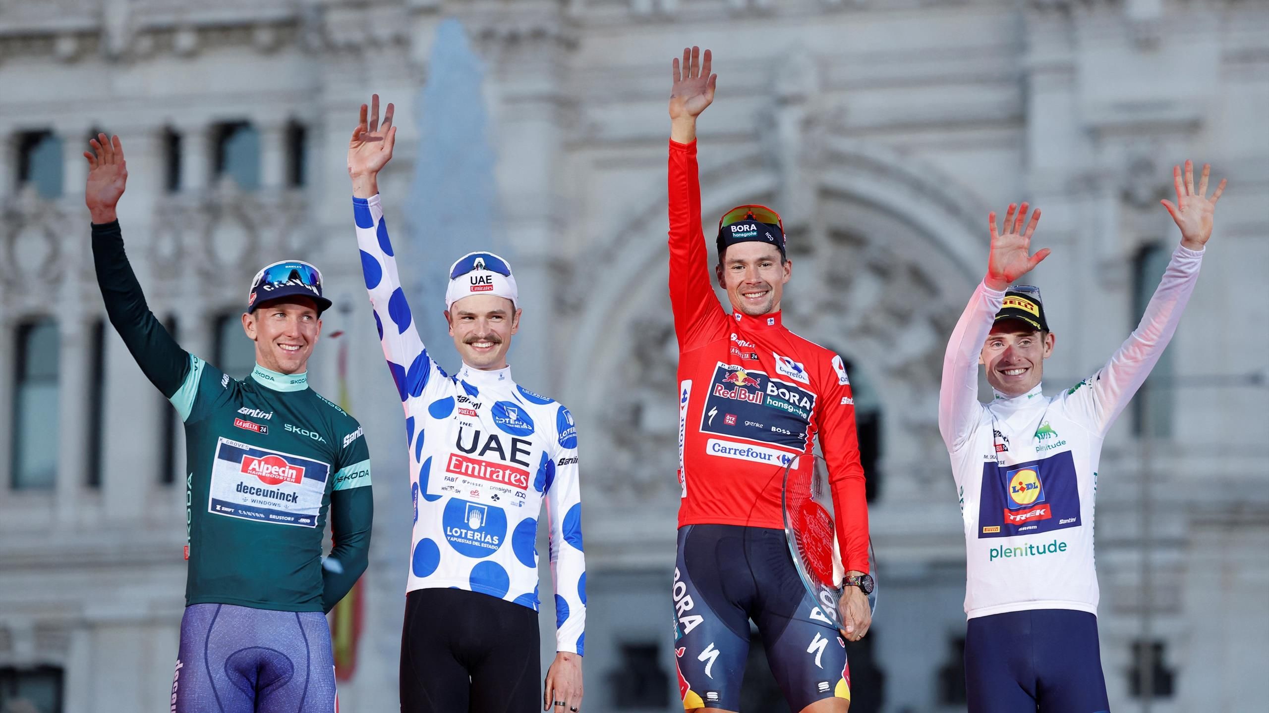 Roglic negyedszer pirosban, O'Connor először lett dobogós háromhetesen