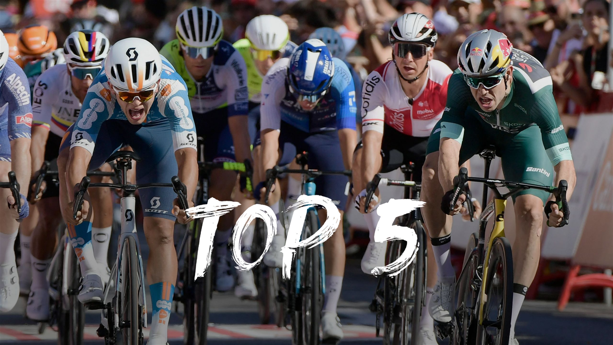 Primoz Roglic, Kaden Groves, Eddie Dunbar Topfive finishes from 2024