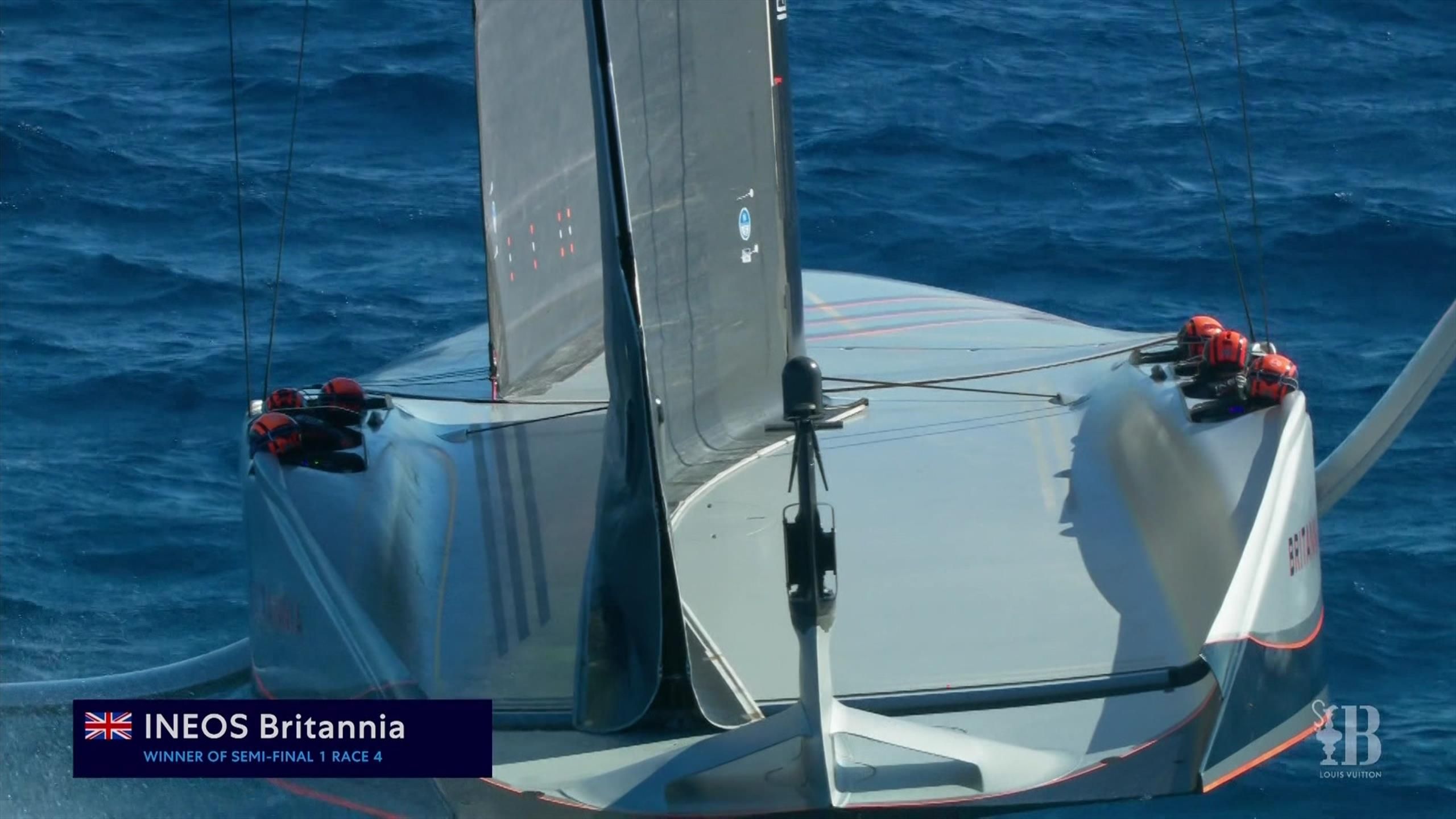 Louis Vuitton Cup semifinal Great Britain maintain perfect record