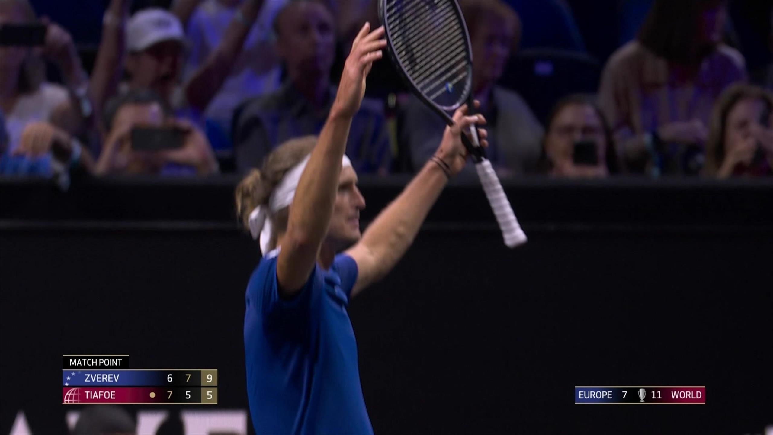 Un beau combat et Zverev vient à bout de Tiafoe thumbnail