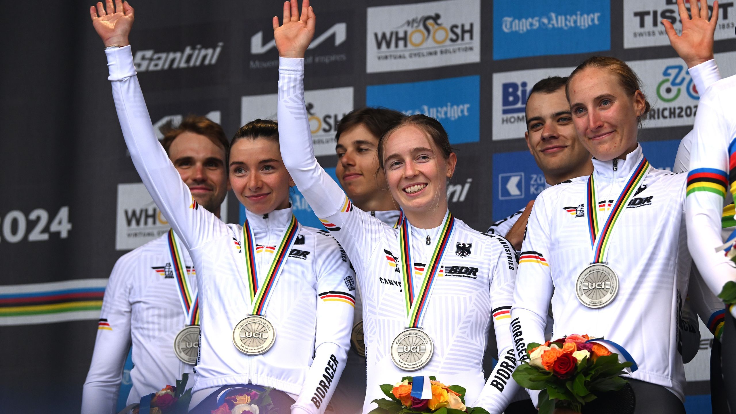 RadWM in Zürich Deutschland holt Silber in der MixedStaffel
