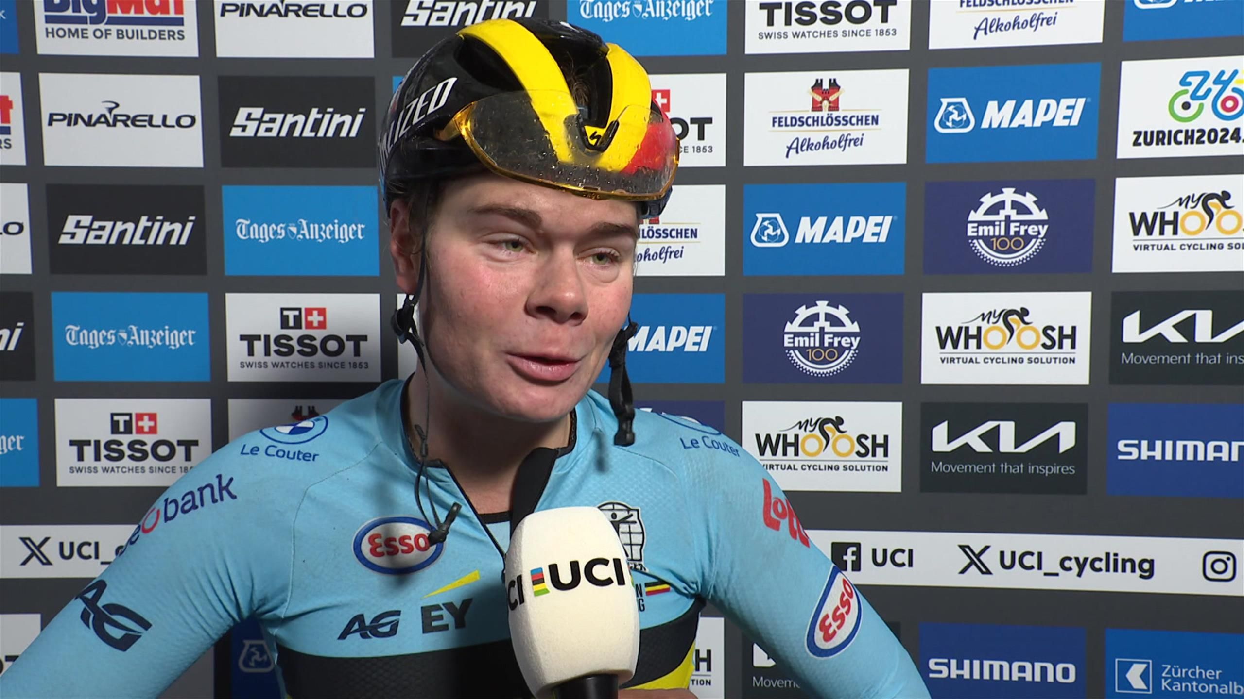 Lotte Kopecky dedicates UCI Road World Championships win to Muriel