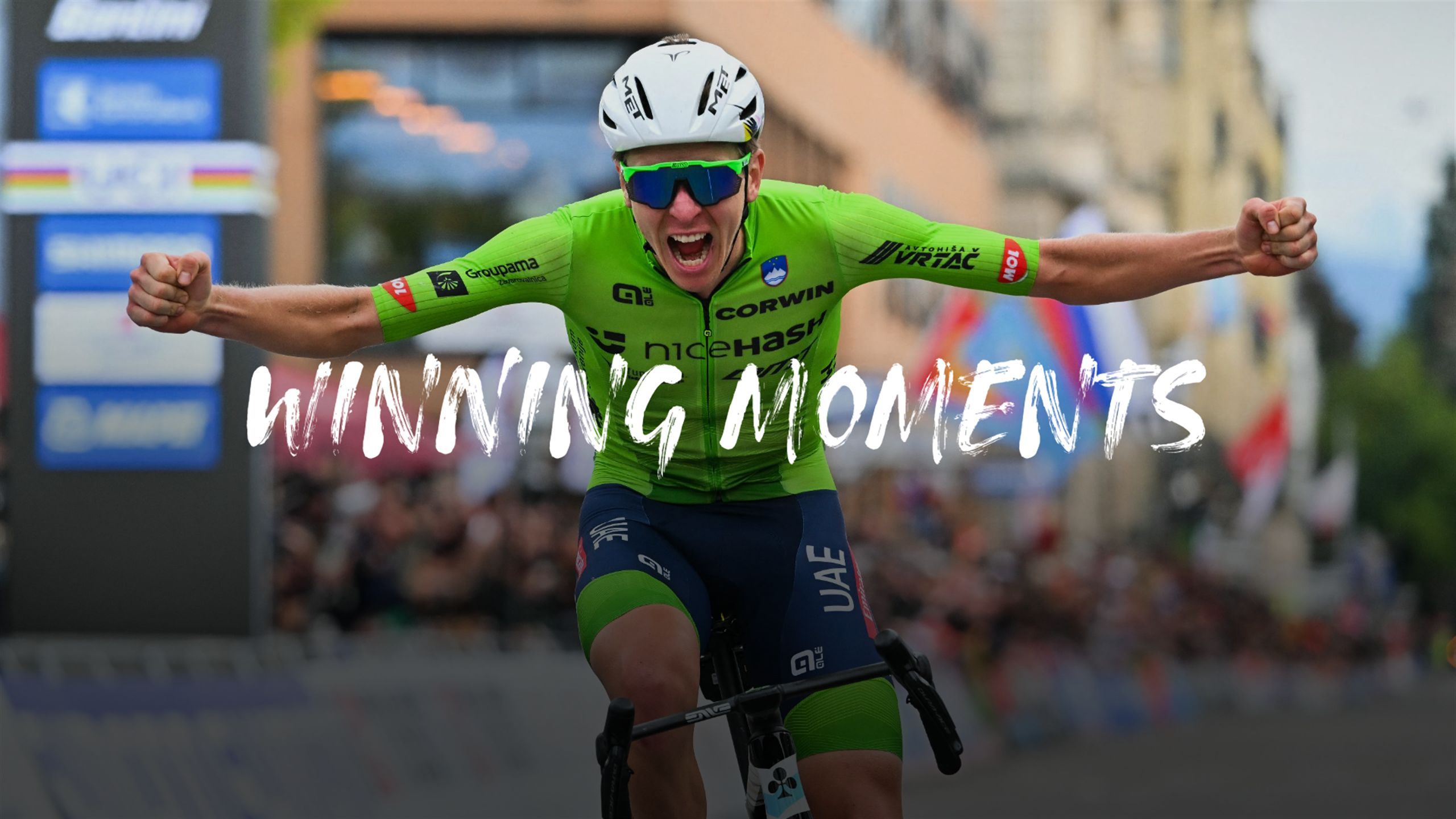 UCI Road World Championships The winning moments as Tadej Pogacar