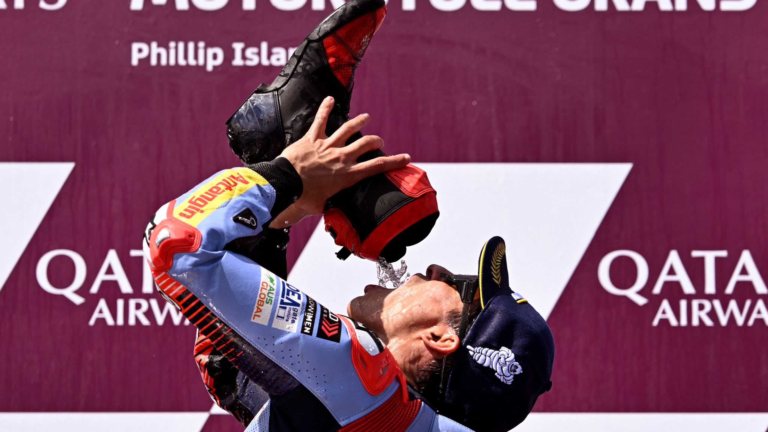 'Super happy' Marc Marquez celebrates victory in Australia MotoGP after