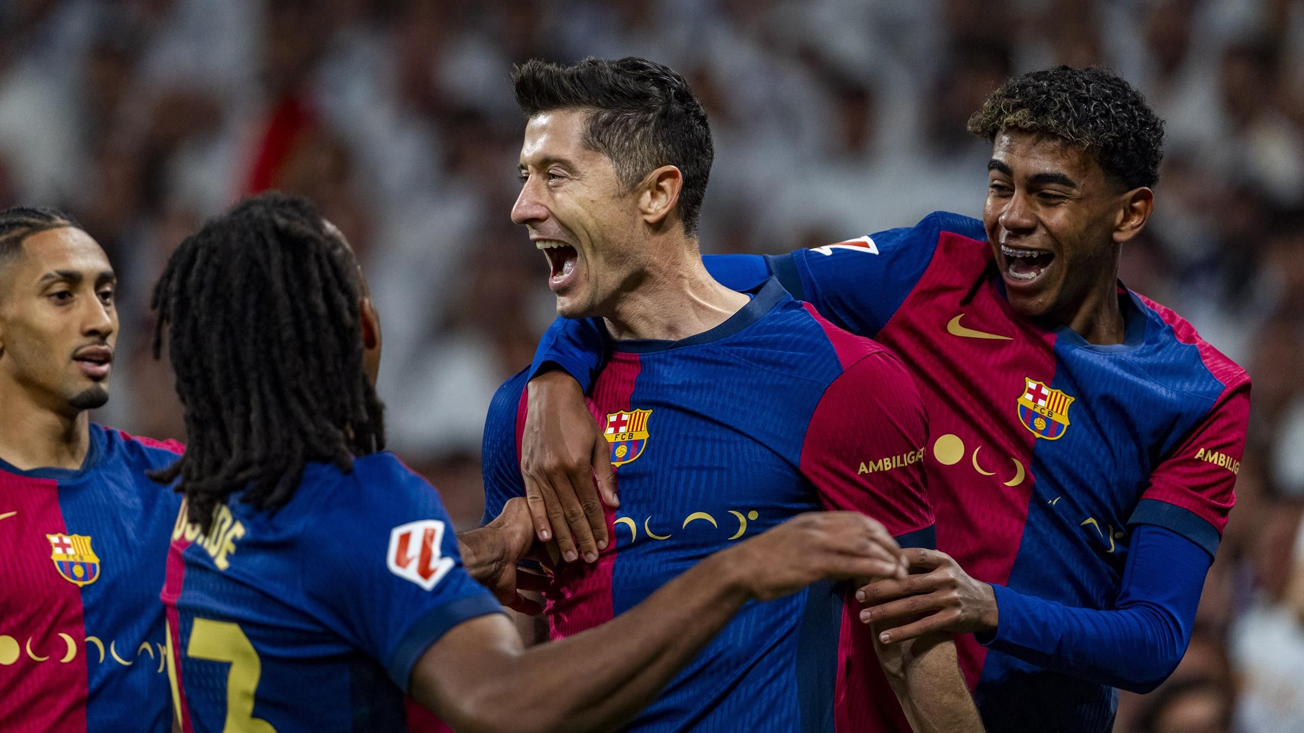 Real Madrid 0 4 Barcelona Barca thrash rivals to move six points clear at top of Liga Eurosport