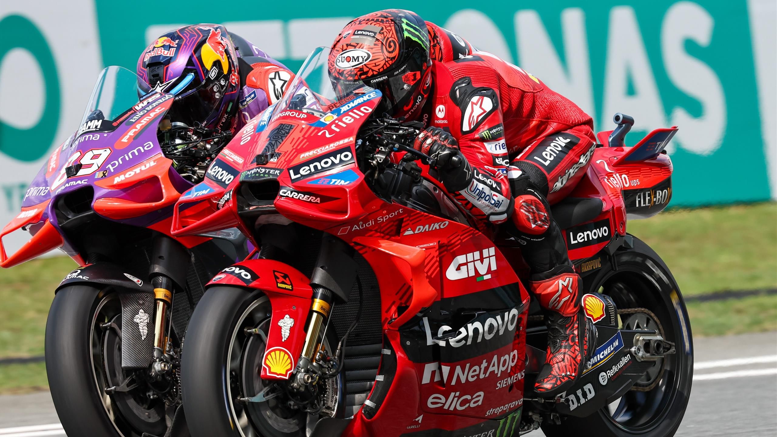Le pagelle del GP di Sepang: duello epico tra Bagnaia e Martin, male ...