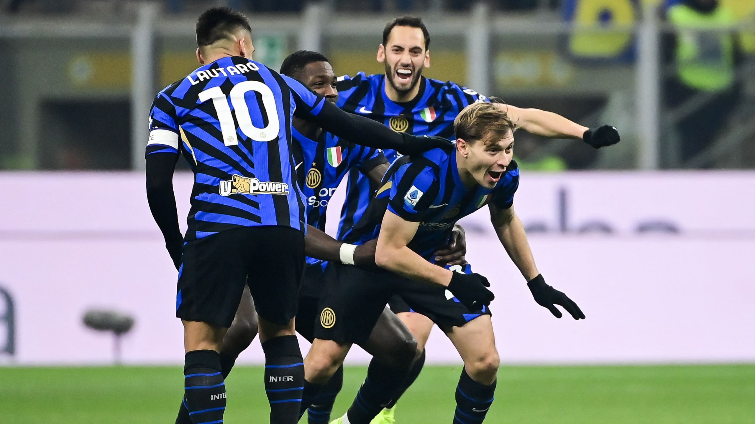 InterParma 31 gol di Dimarco, Barella e Thuram, poi autorete di