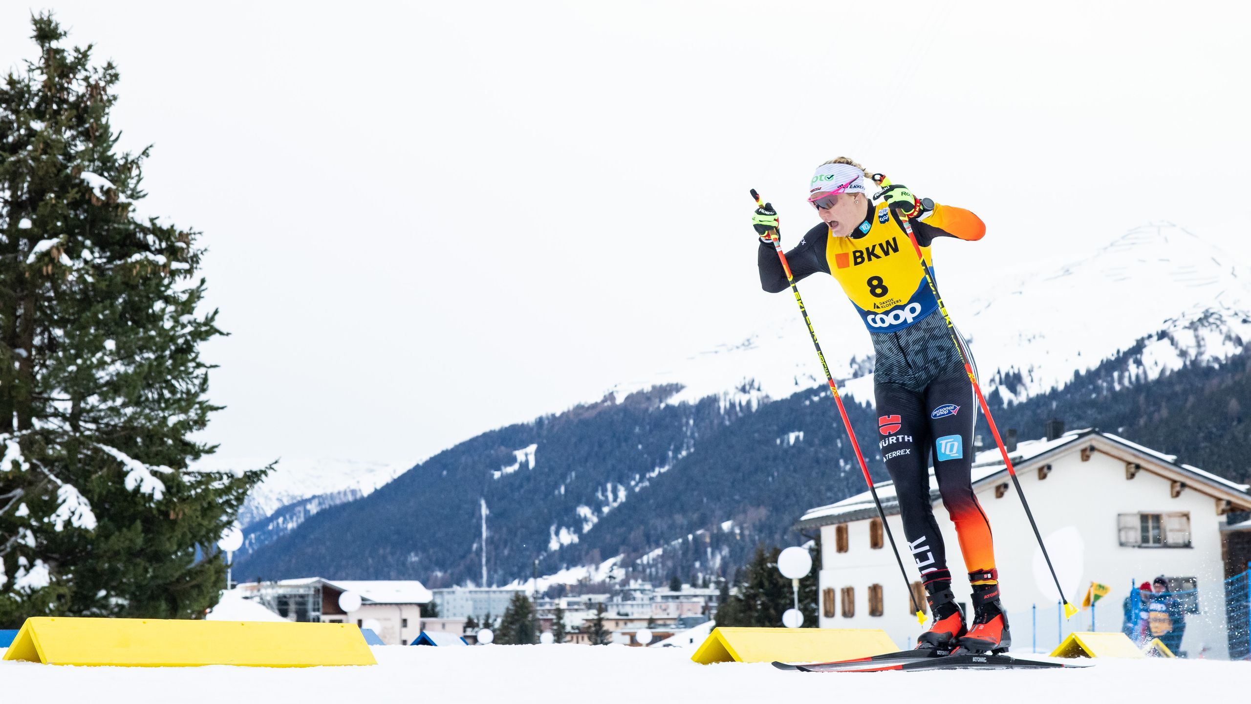 Tour de Ski Victoria Carl und Friedrich Moch mit Fehlstart Jessie