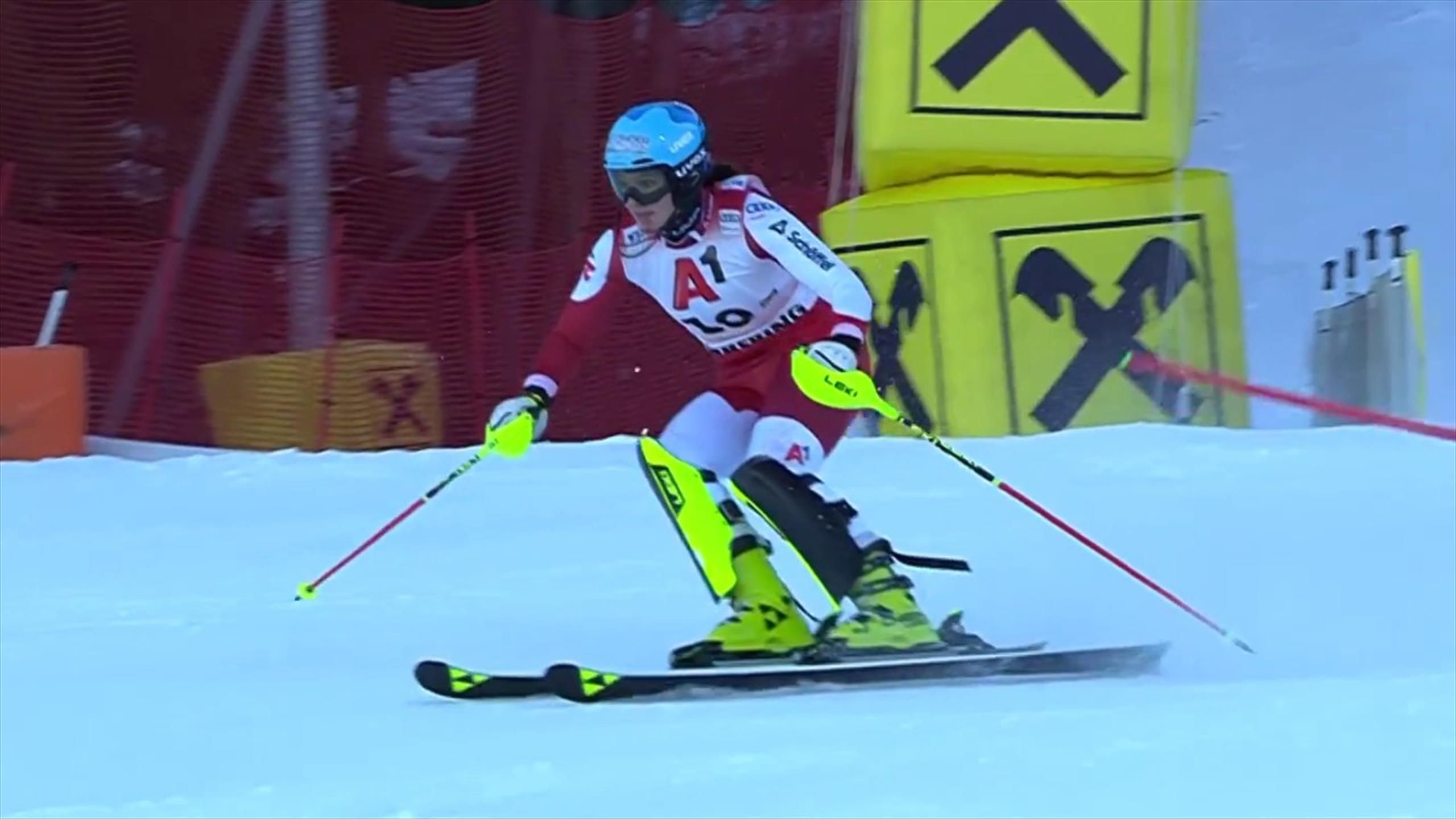 Slalom in Semmering Katharina Huber fährt einen Tag nach Sturz aus