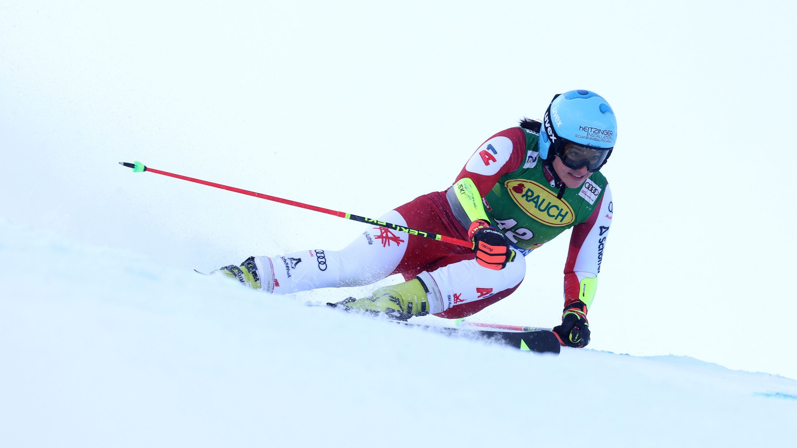 Semmering Katharina Huber reagiert nach SlapstickSturz aus dem
