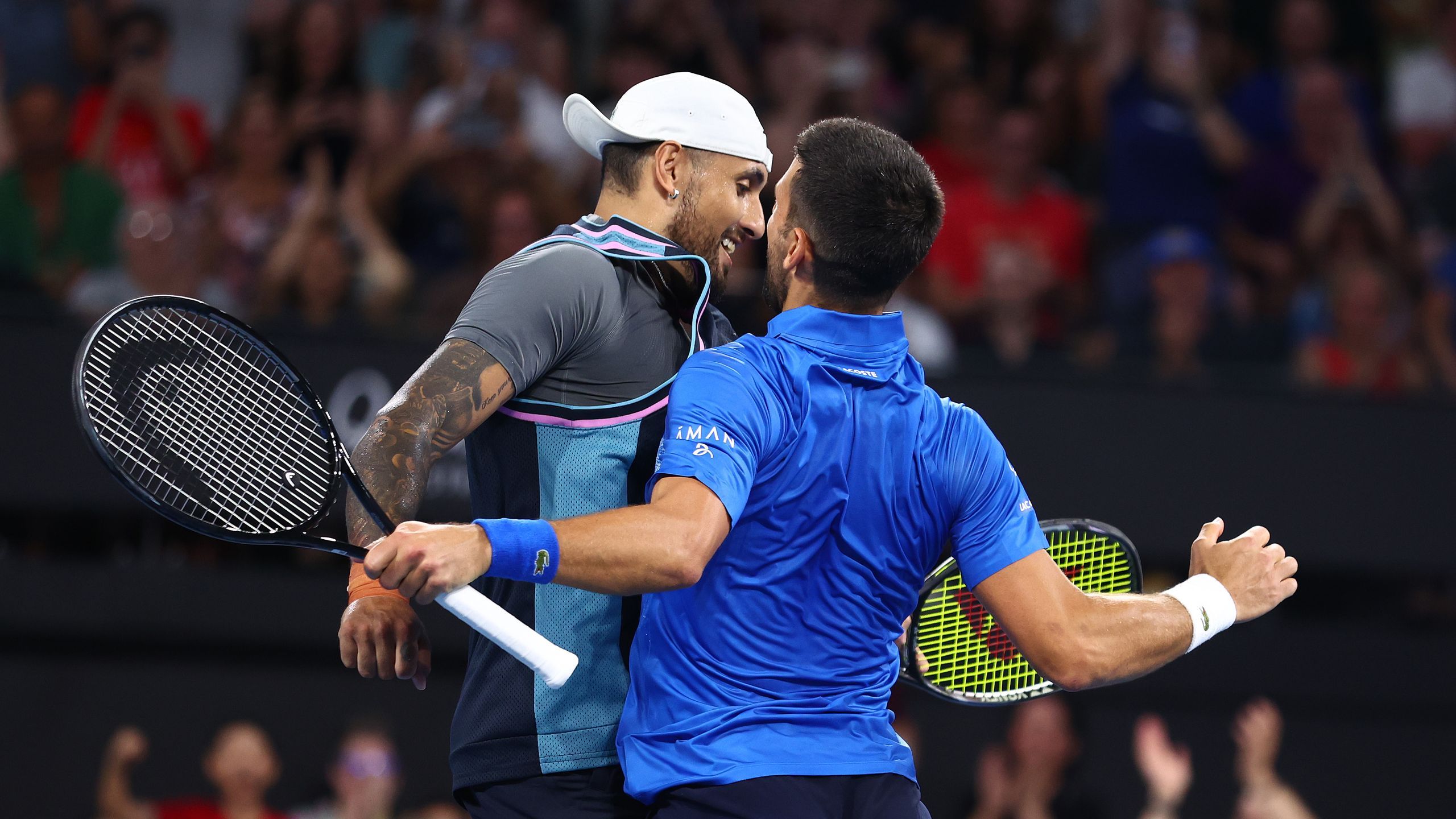 ATP Brisbane Novak Djokovic und Nick Kyrgios zaubern im Doppel