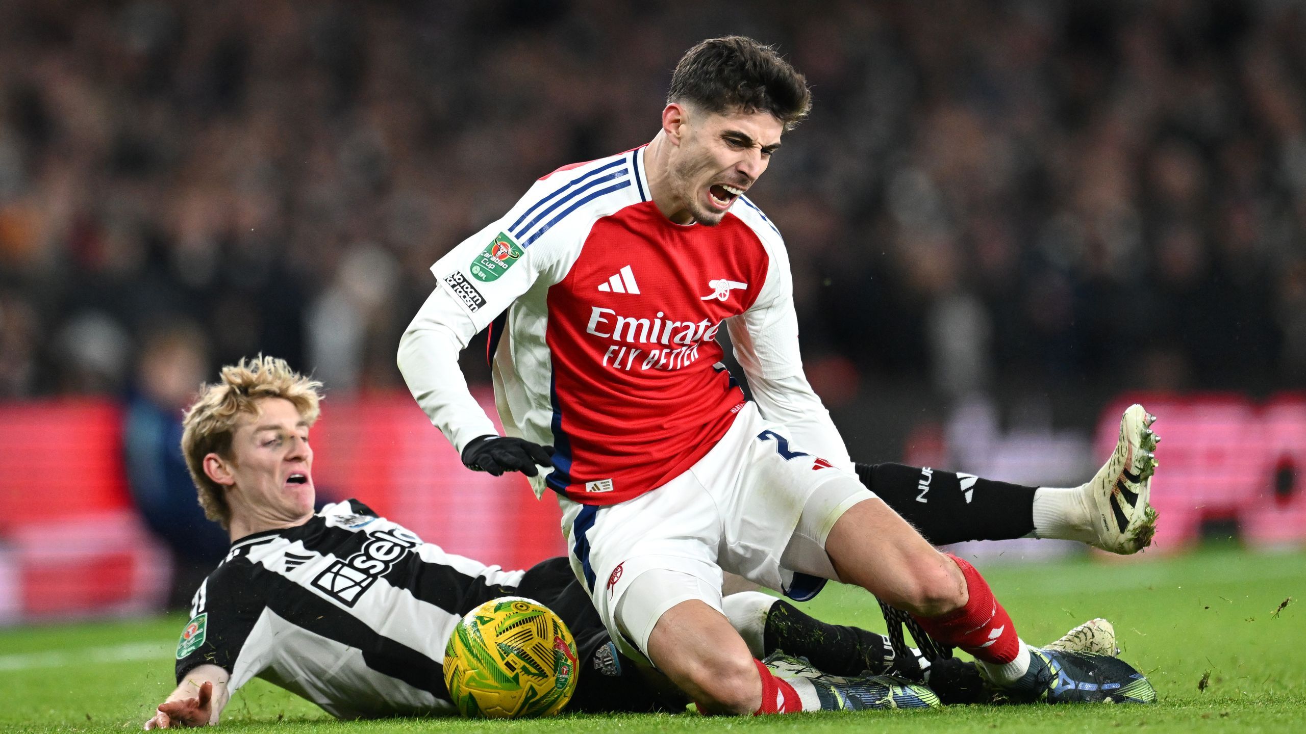 League Cup Kai Havertz mit dem FC Arsenal vor dem Aus Niederlage im