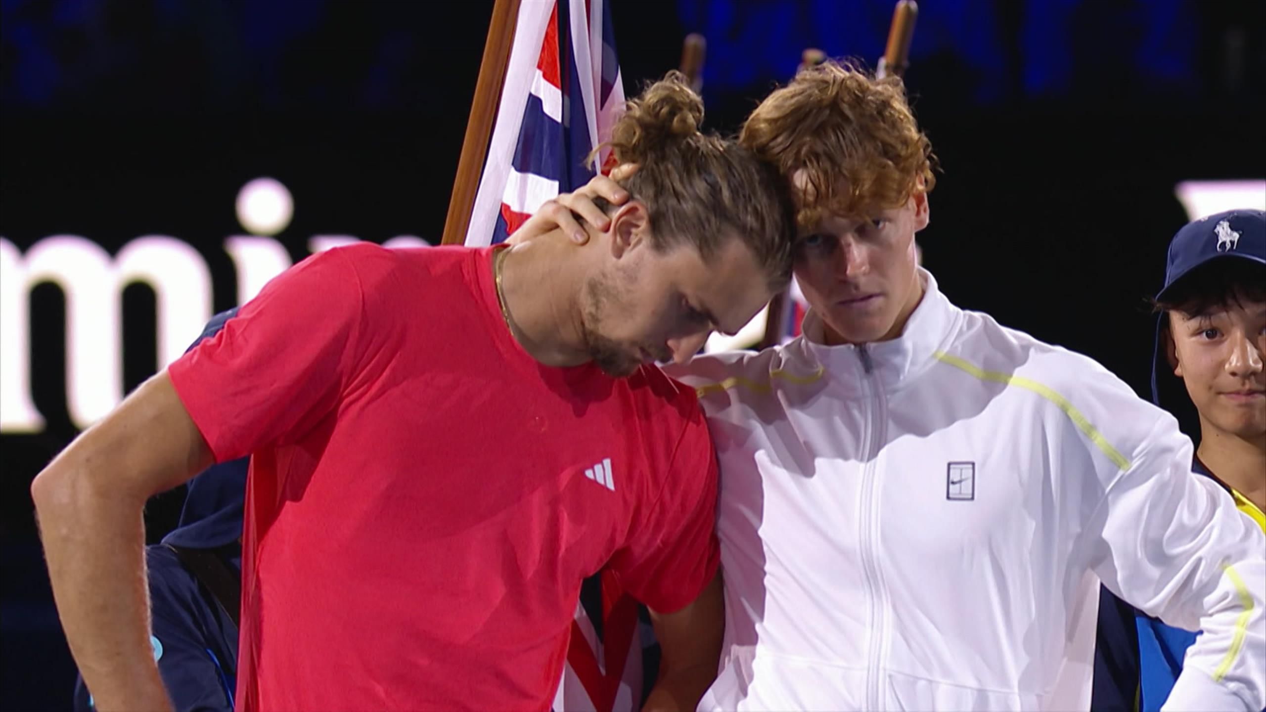 Tennis - Australian Open - Final - Hug Zverev Sinner - Tennis video ...