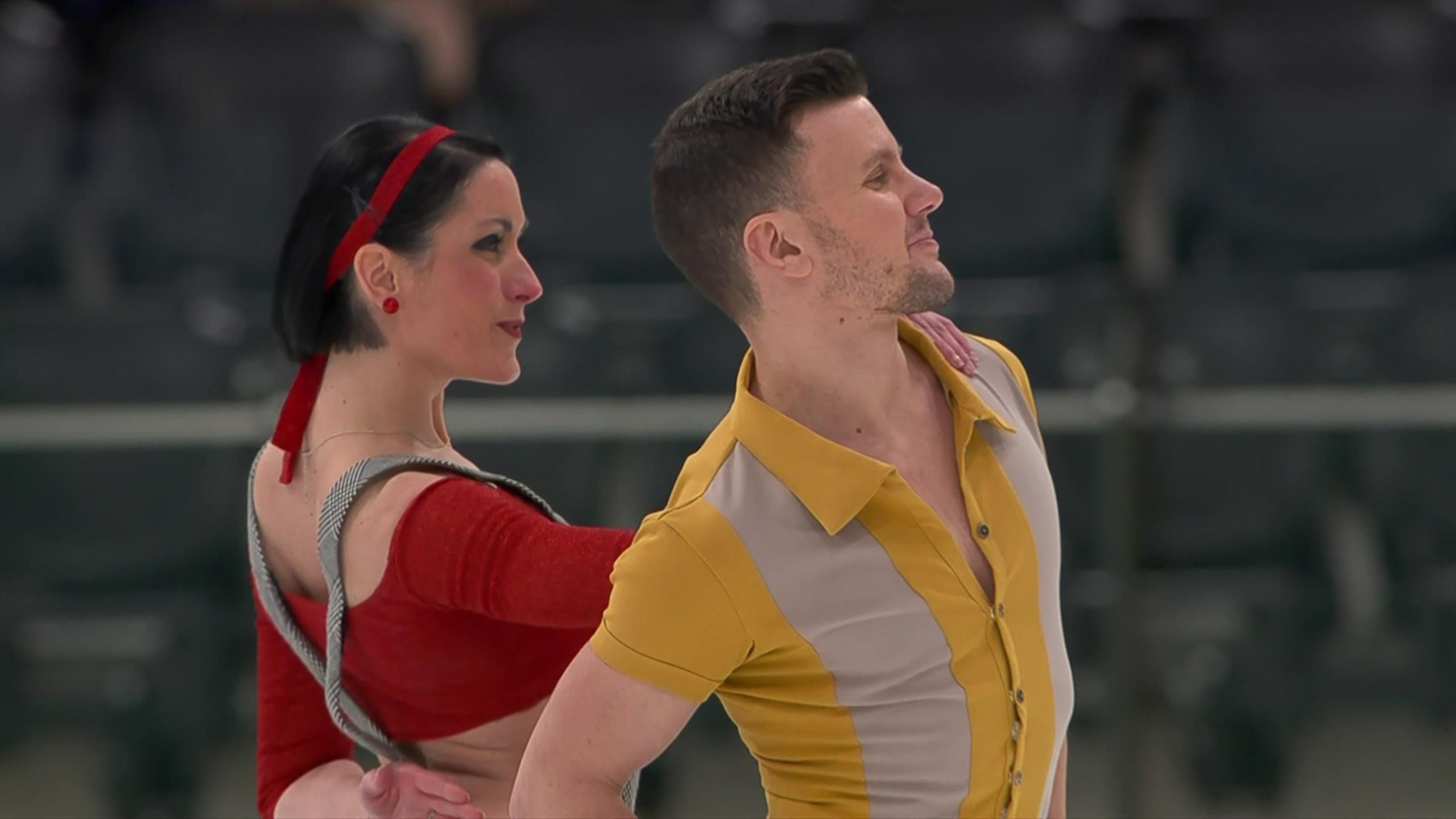 Figure Skating - Ice dance - Rythm Dance - Euro Champs - Guignard/Fabri ...