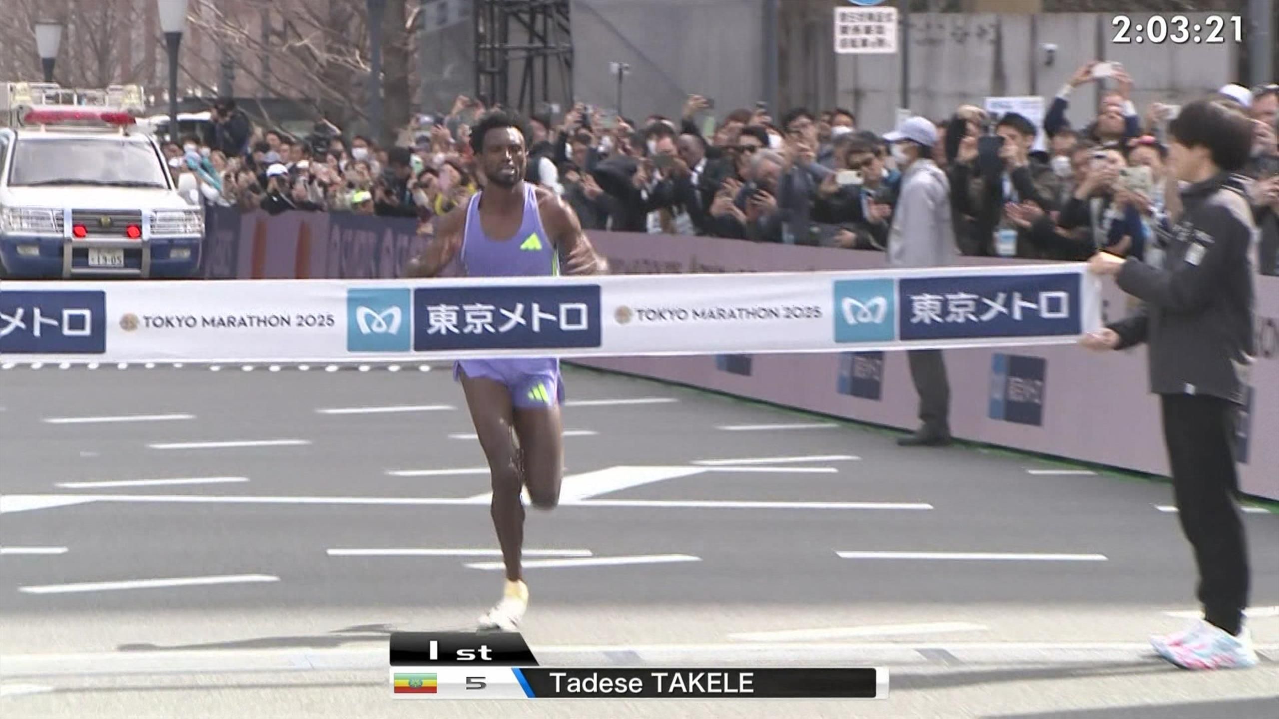 Tadese Takele pakt eerste grote marathontitel met persoonlijk record ...