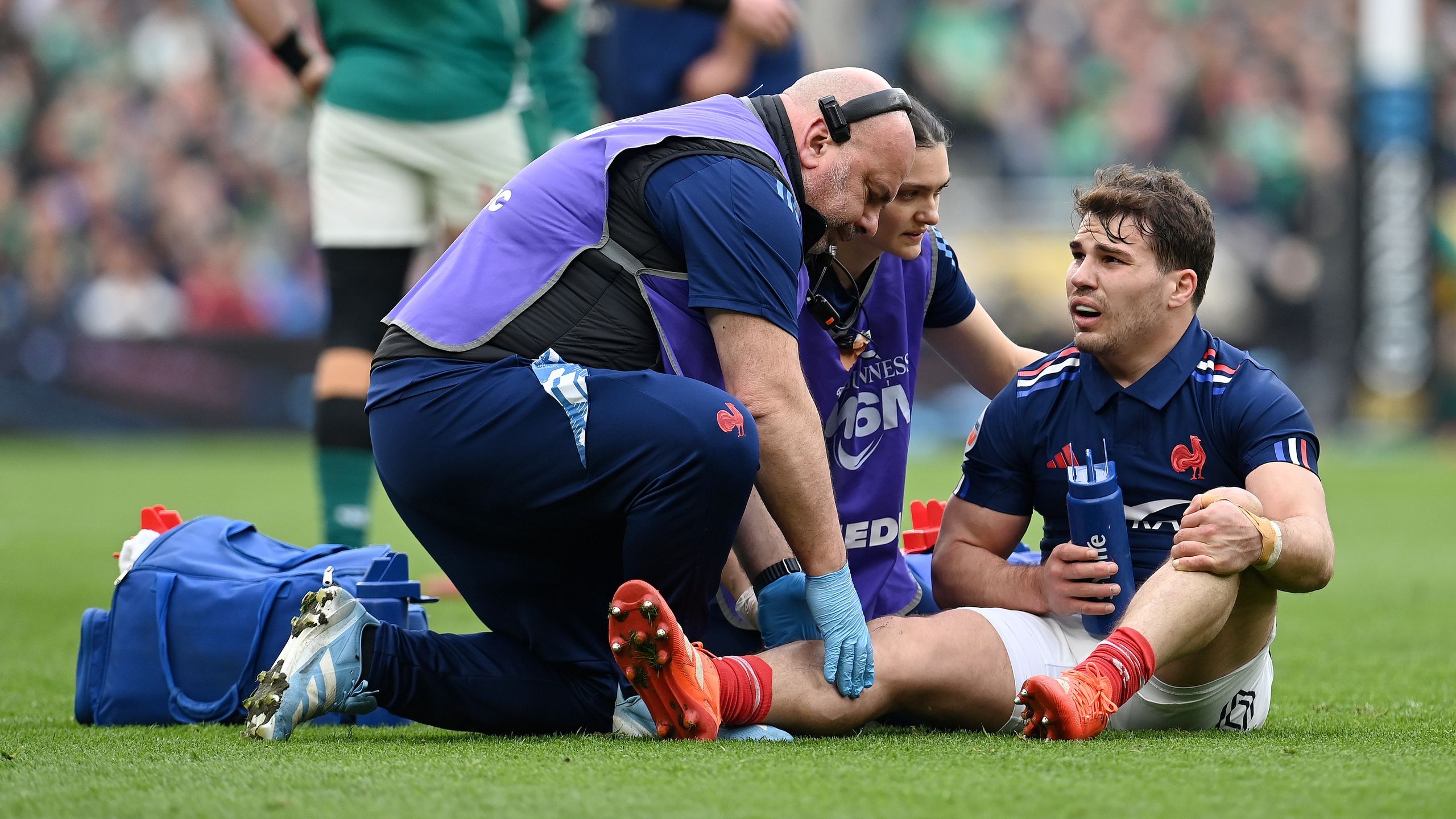 Blessure d'Antoine Dupont (XV de France) - L'Irlandais Andrew Porter assure  qu'il "dort bien" et répond à Fabien Galthié - Eurosport