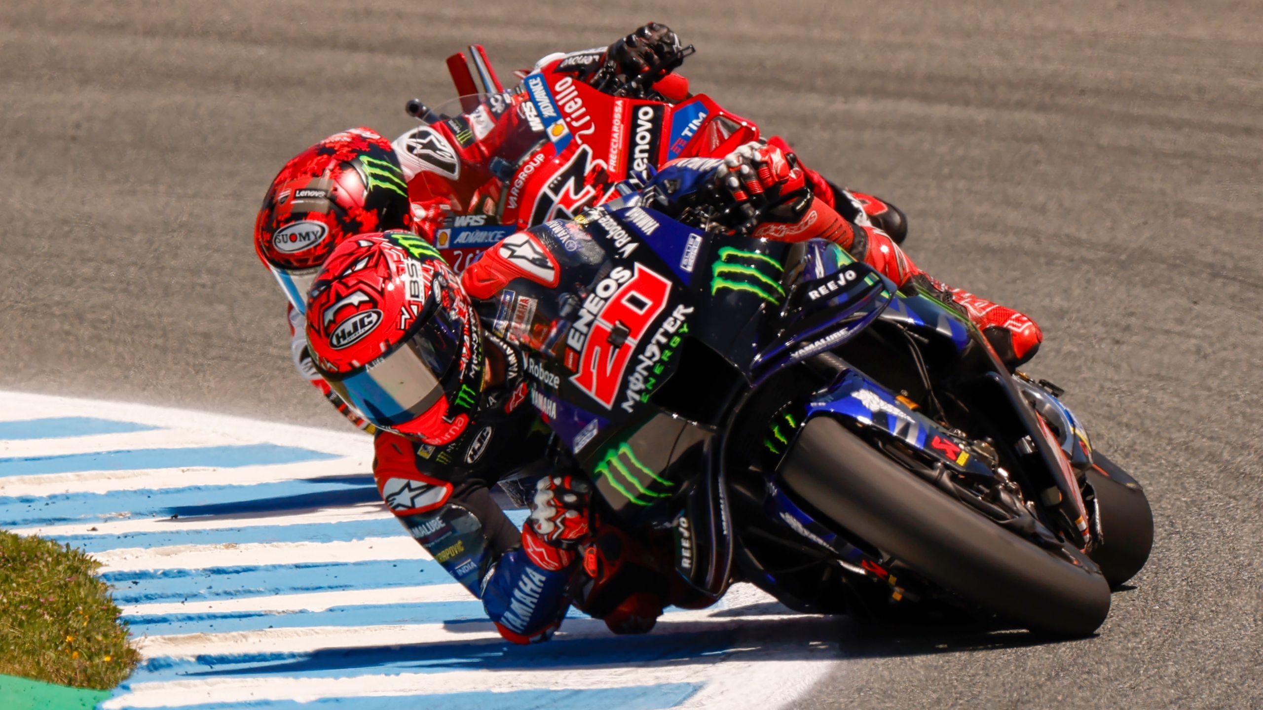 Grand Prix de France | MotoGP | Marc Marquez (Duacati) au rebond, Fabio ...