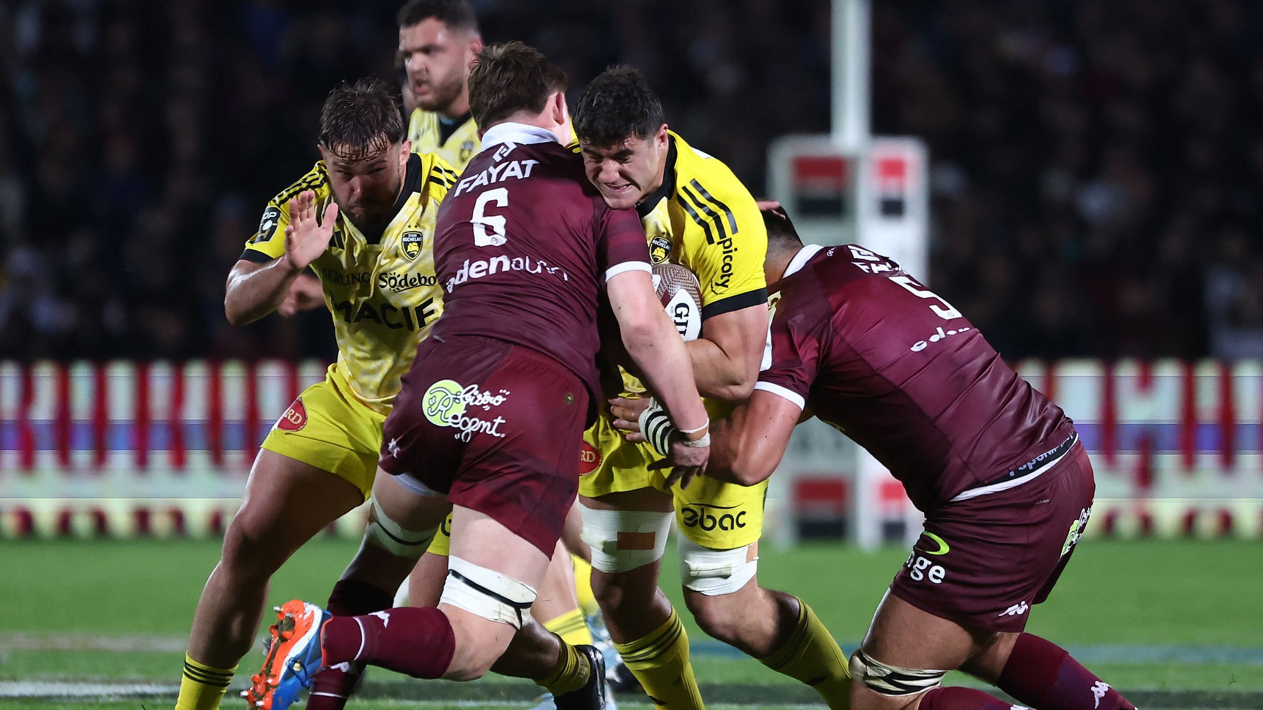 Top 14 - Paul Boudehent (La Rochelle) avant UBB-Stade Rochelais : 