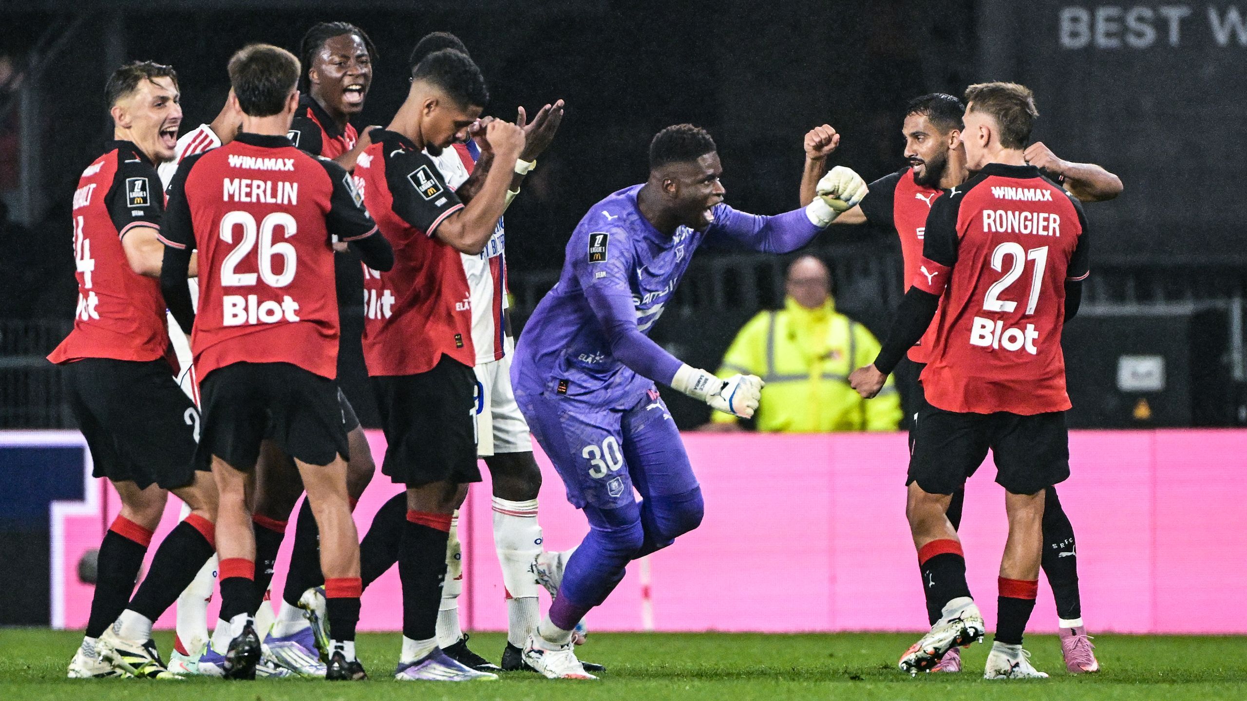 Beautiful Rennes 3-1 Psg (feb 13, 2026) Game Analysis Scene Photography