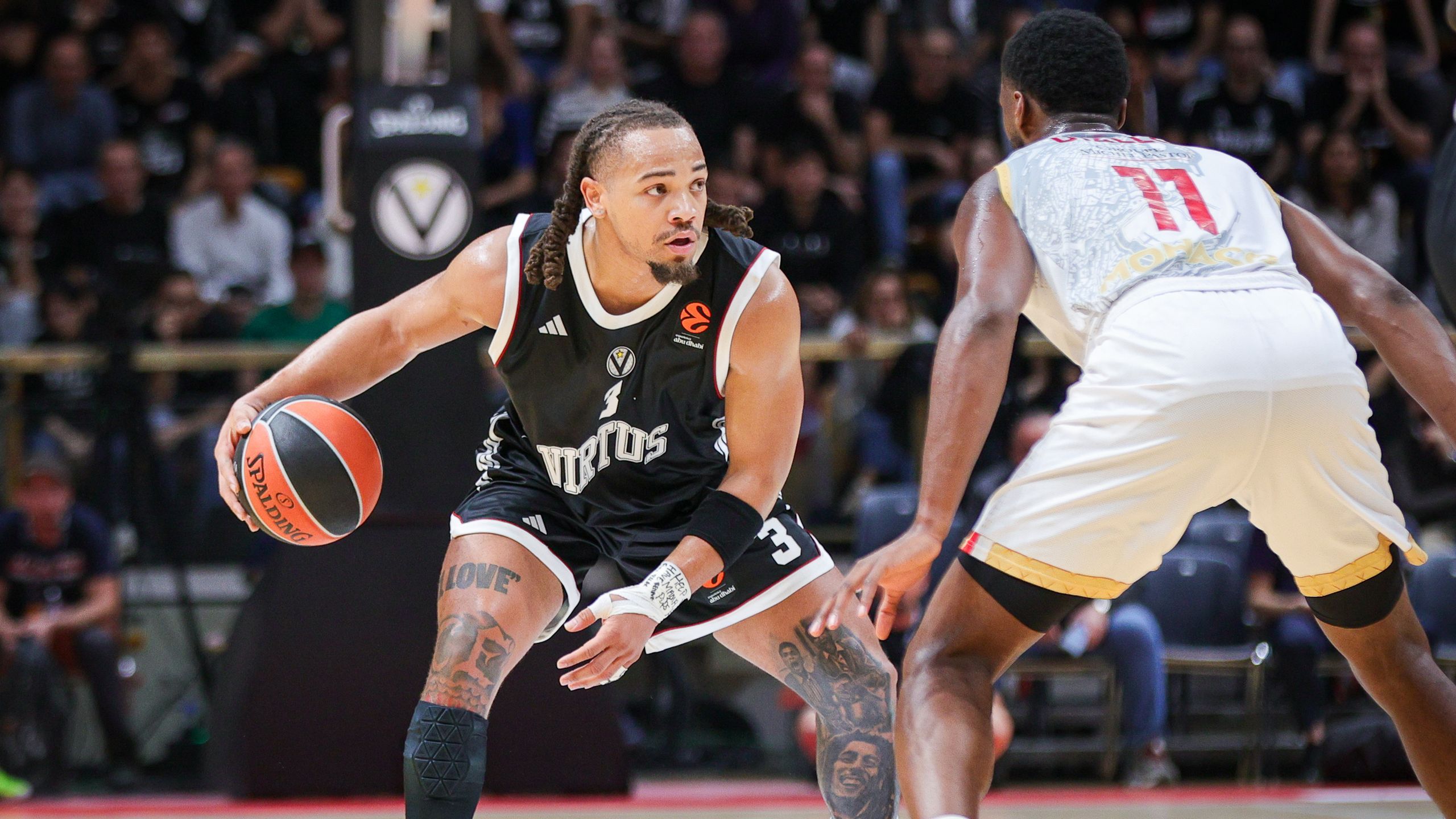 Virtus Bologna-AS Monaco 77-73, le V Nere 