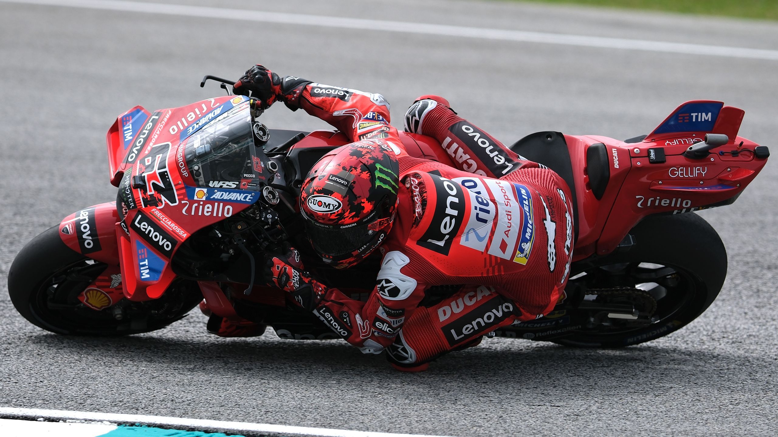 Pole di Bagnaia davanti ad Alex Marquez e Morbidelli a Sepang - Eurosport
