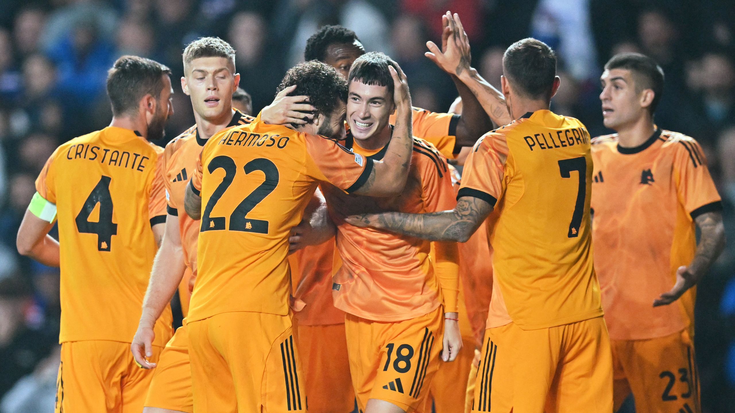 Rangers-Roma 0-2: Soulé-Pellegrini in un tempo, i giallorossi si ...