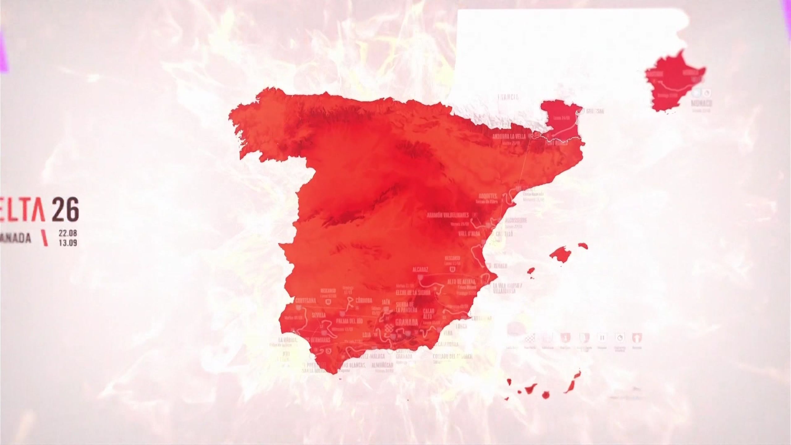 81e dition Du Tour D Espagne Passage En France Andalousie Le 