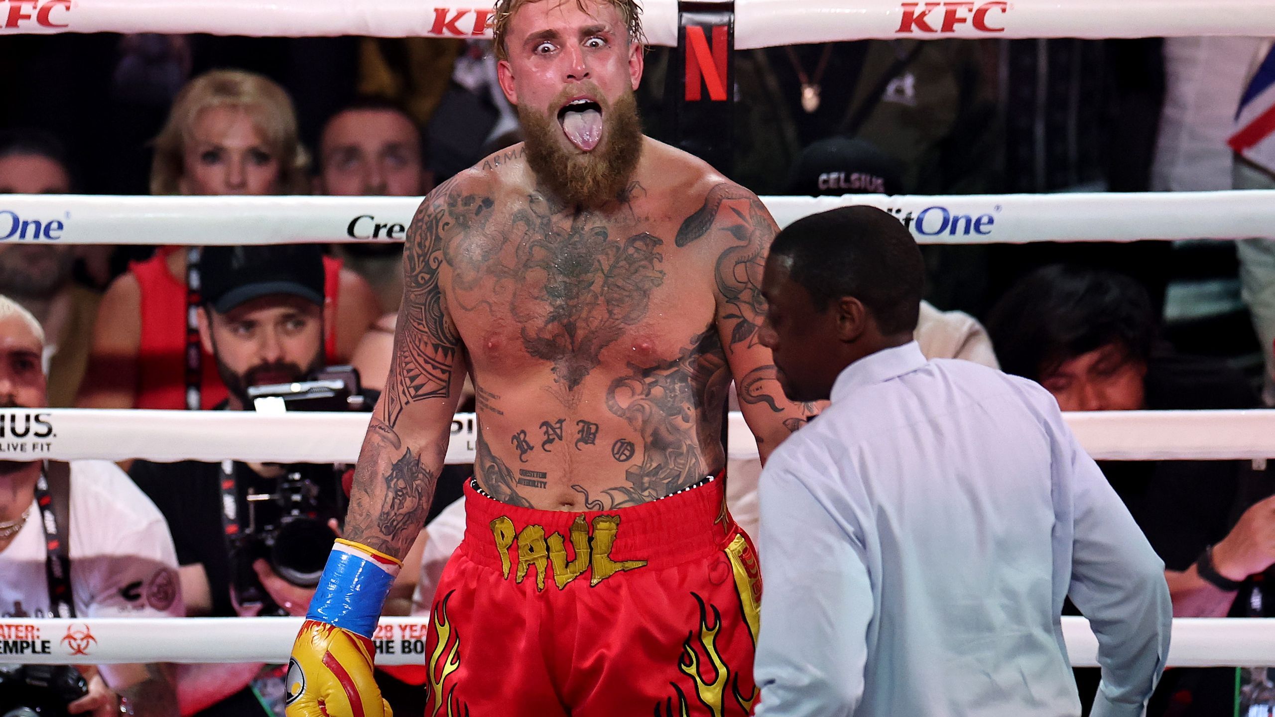 Cum arată Jake Paul la două zile după ce a fost făcut KO de Joshua. A ...